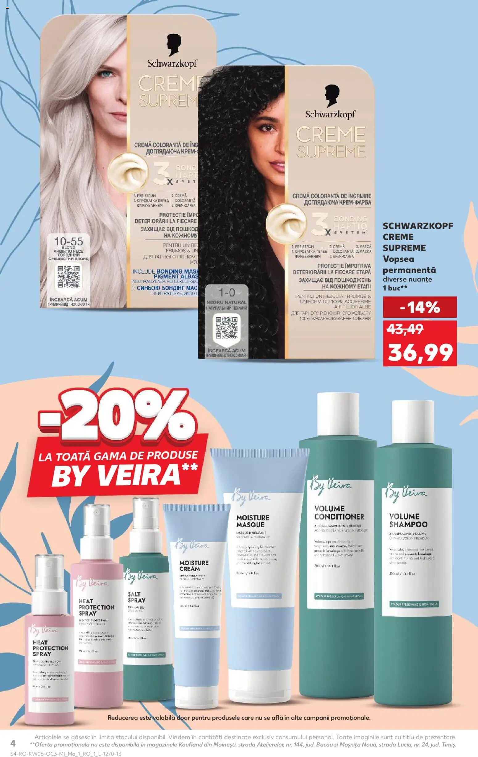 Noul catalog Kaufland – valabil de la 28.01.2026 | Pagină: 4 | Produse: Vopsea, Cremă