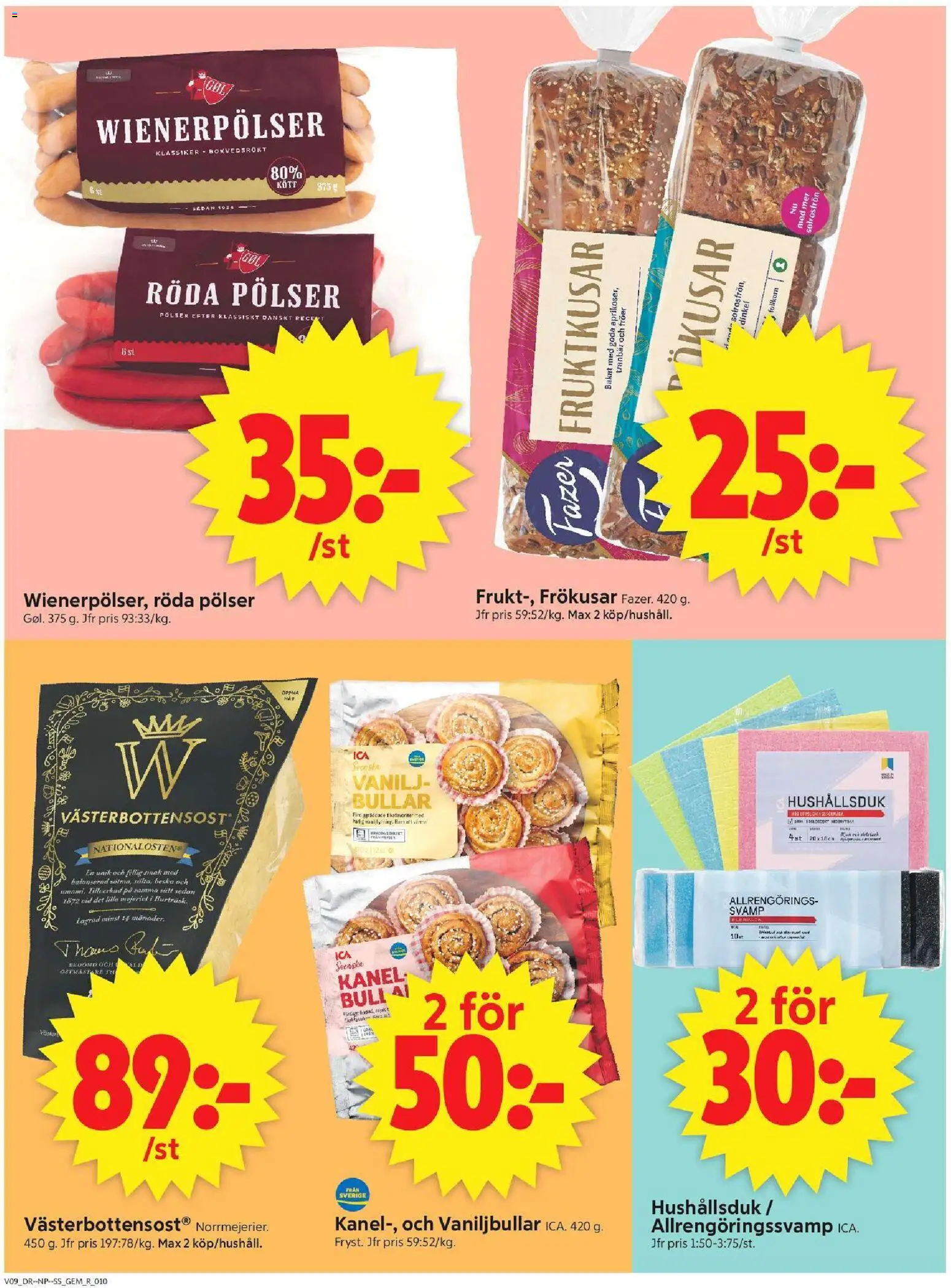 ICA Supermarket reklamblad aktuell från 23.02.2026 | Sida: 12 | Produkter: Svamp, Kanel