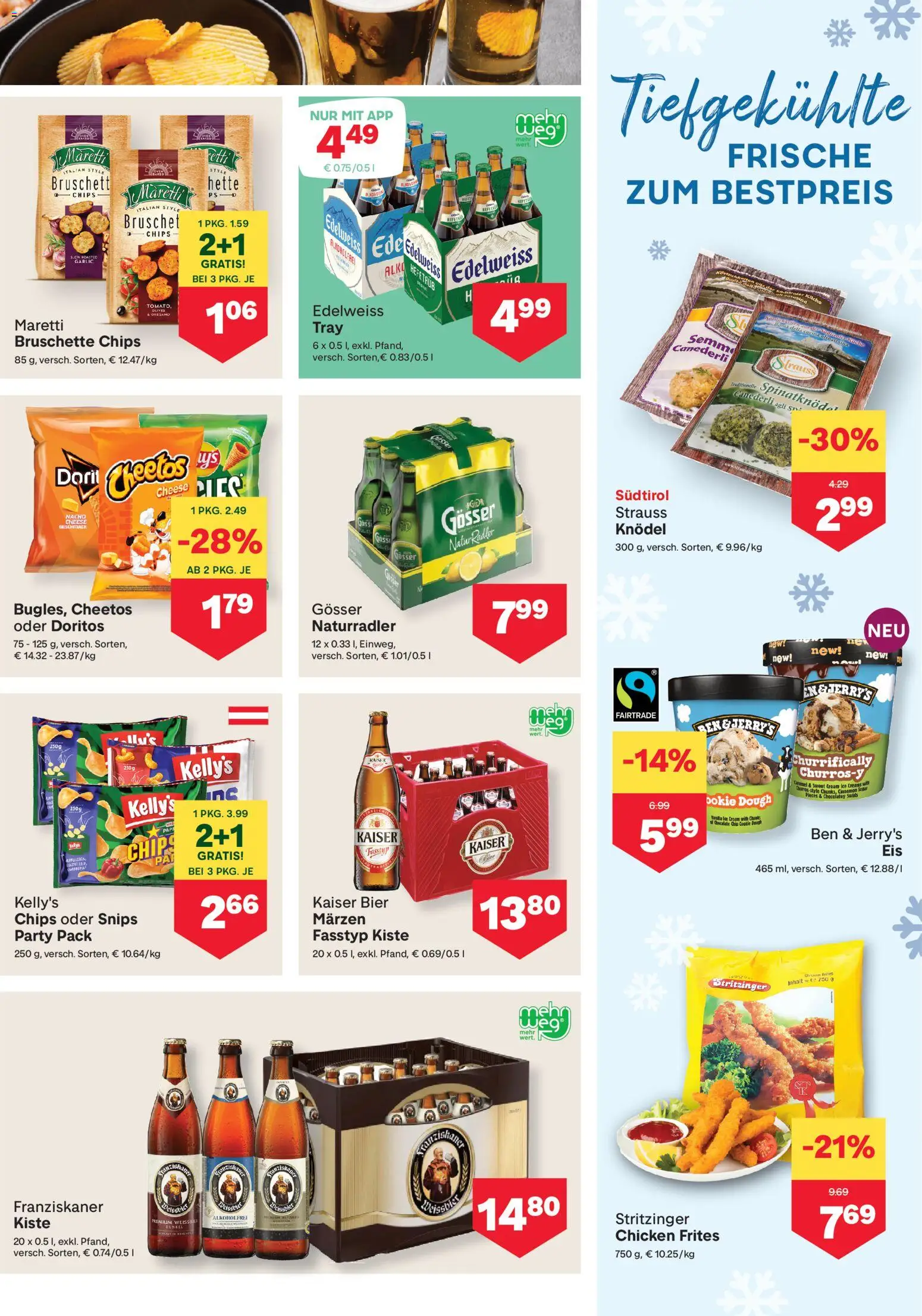 MPREIS Hohenems gültig ab 27.11.2025 | Seite: 9 | Produkte: Chips, Bier