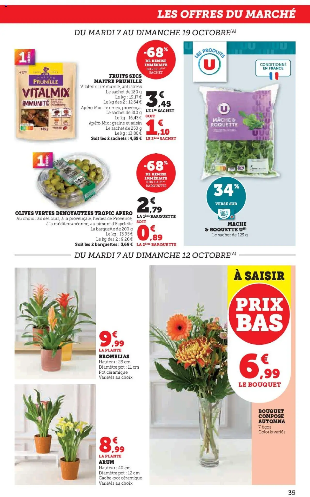 {H1} | Page: 35 | Produits: Olives, Mâche, Piment d'espelette, Roquette