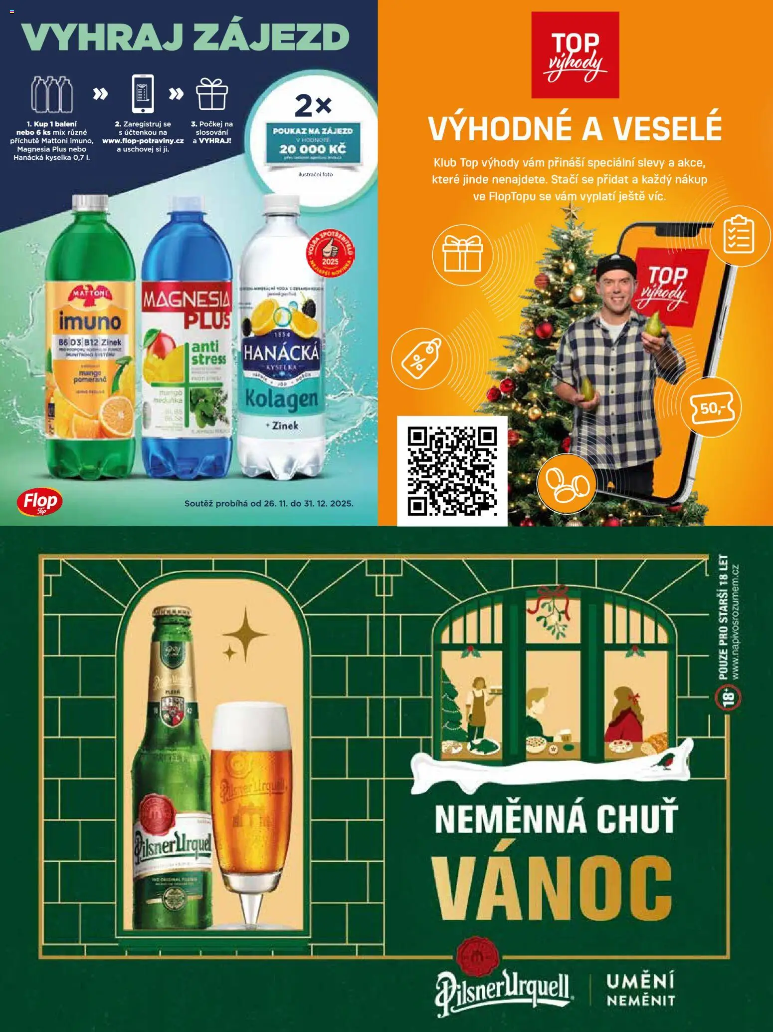 Flop leták - Vánoce od 26.11.2025 | Strana: 8 | Produkty: Hanácká kyselka, Mattoni, Magnesia, Kolagen