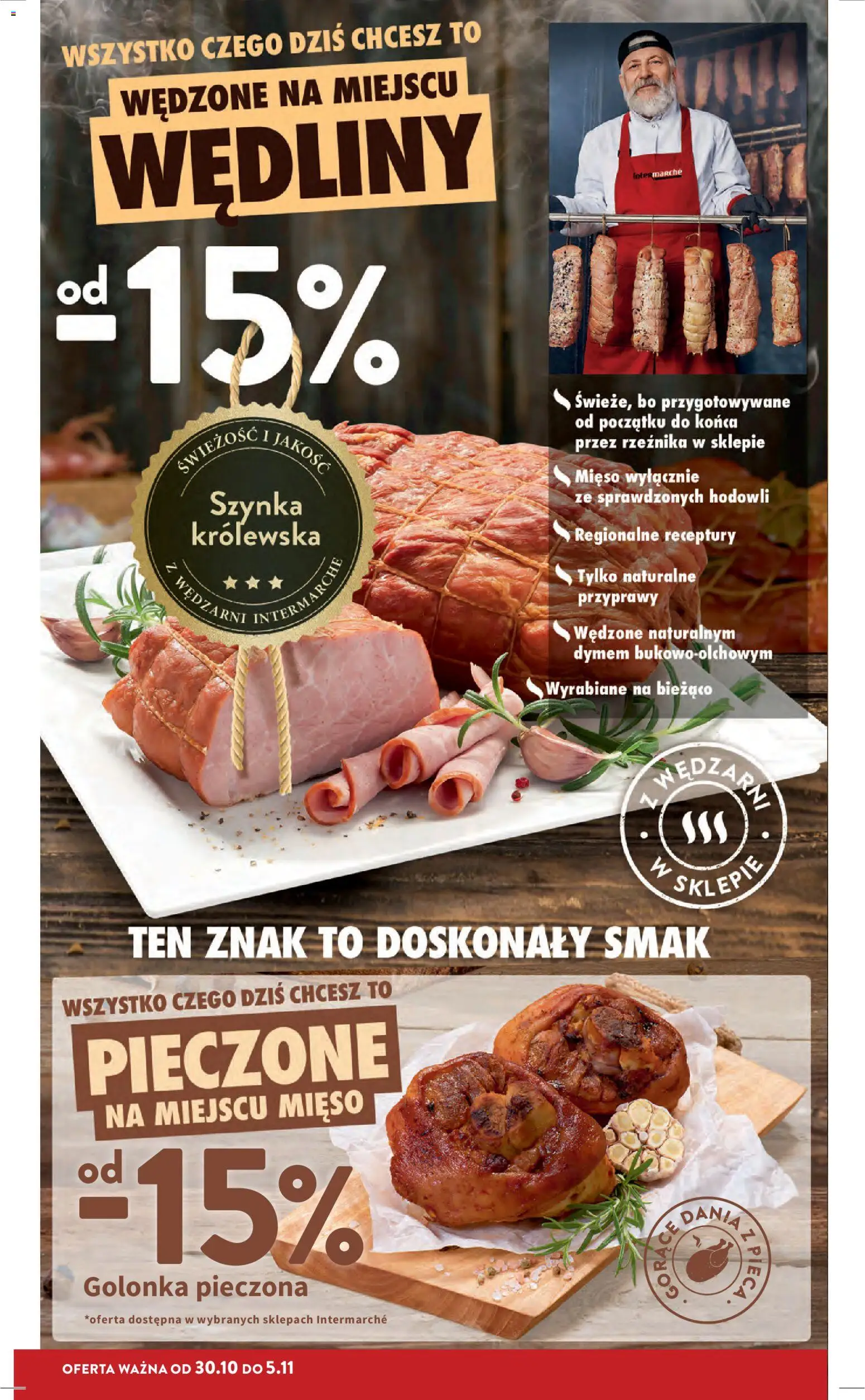 Intermarche Gazetka od 30.10.2025 | Strona: 20 | Produkty: Mięso, Szynka, Wędliny, Przyprawy