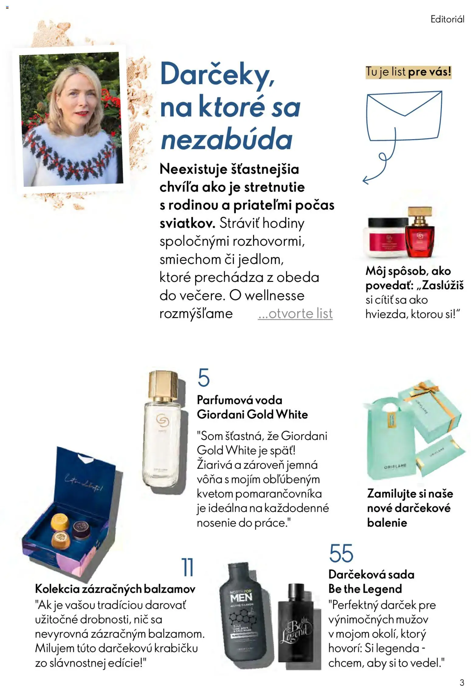 Nové Oriflame akcie – leták je platný od 03.12.2025 | Strana: 3 | Produkty: Hodiny, Voda