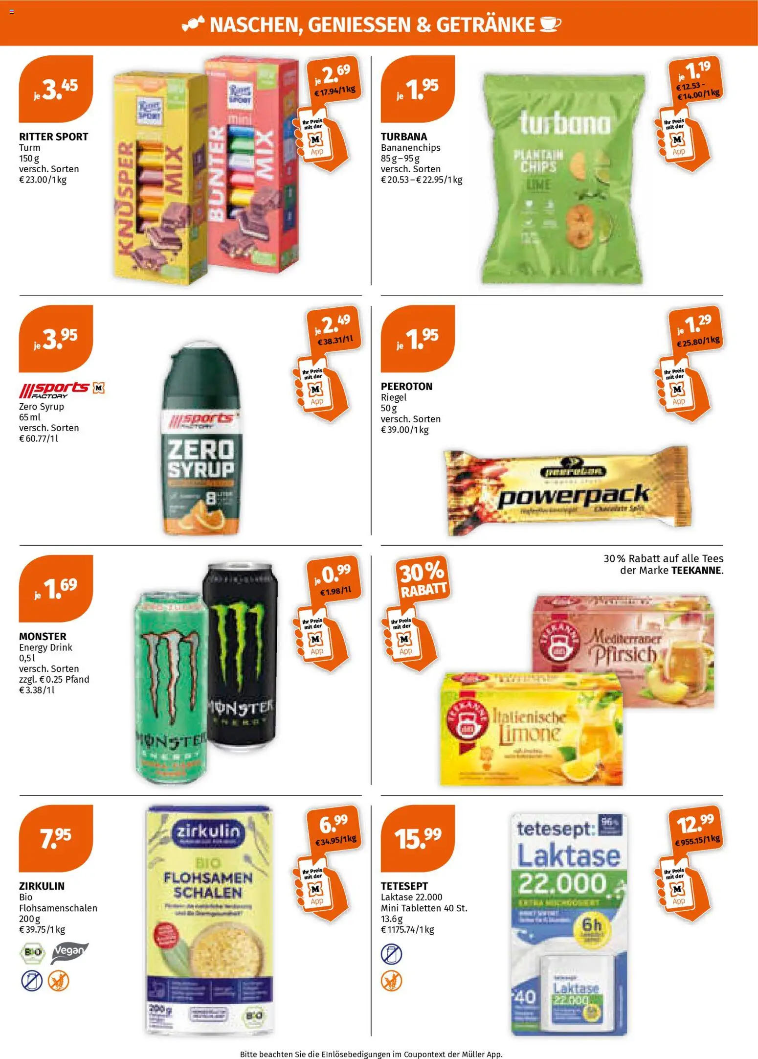 Müller Flugblatt gültig ab 19.01.2026 | Seite: 7 | Produkte: Chips, Pfirsich