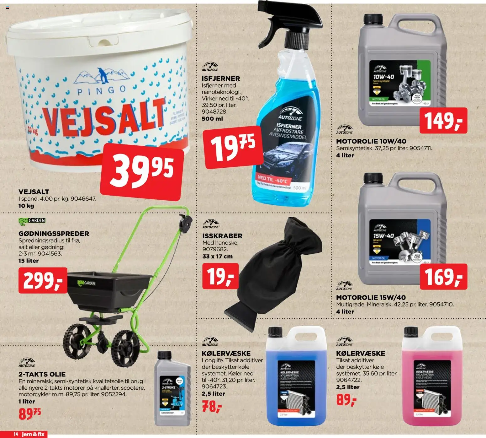 Jem & fix tilbudsavis – gyldig fra 11.01.2026 | Side: 14 | Produkter: Olie, Øl, Salt