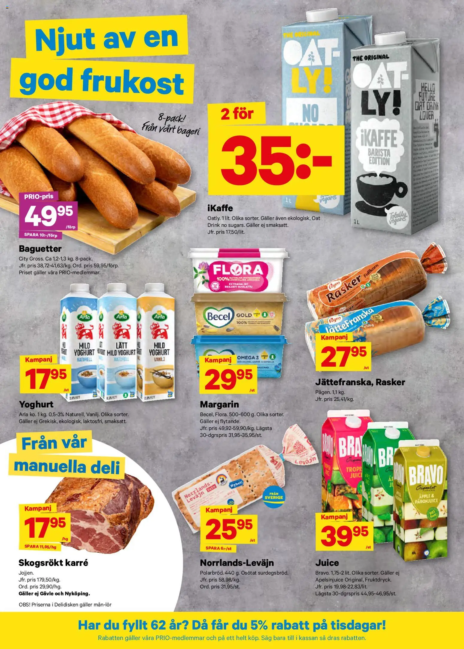 City Gross reklamblad aktuell från 10.11.2025 | Sida: 5 | Produkter: Såg, Galler, Juice, Äpple
