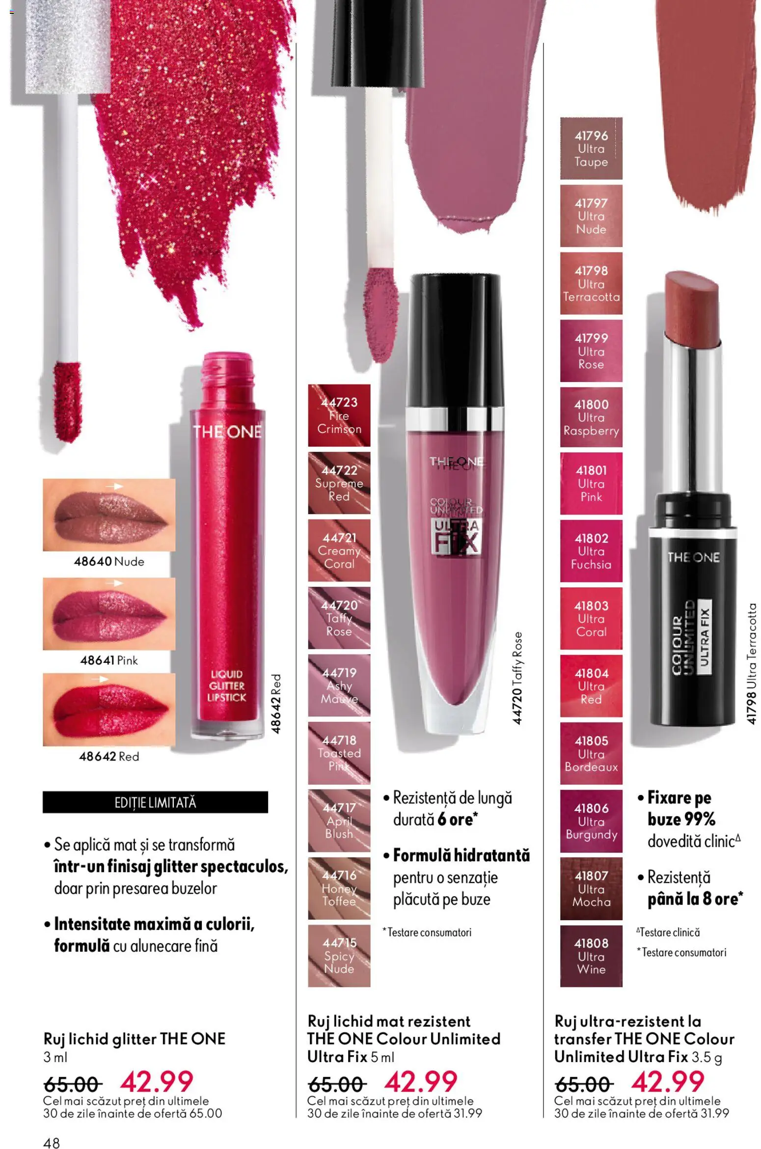 Noul catalog Oriflame – valabil de la 15.04.2026 | Pagină: 48 | Produse: Blush, Ruj