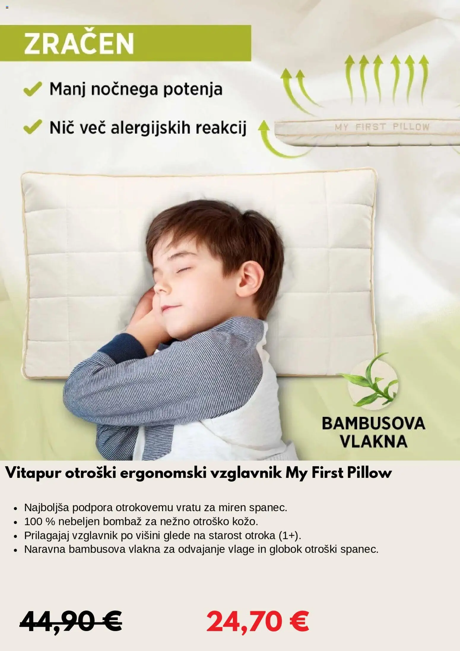 Novi Vitapur katalog ponudbe – veljaven od 04.12.2025 | Stran: 7 | Izdelki: Vzglavnik