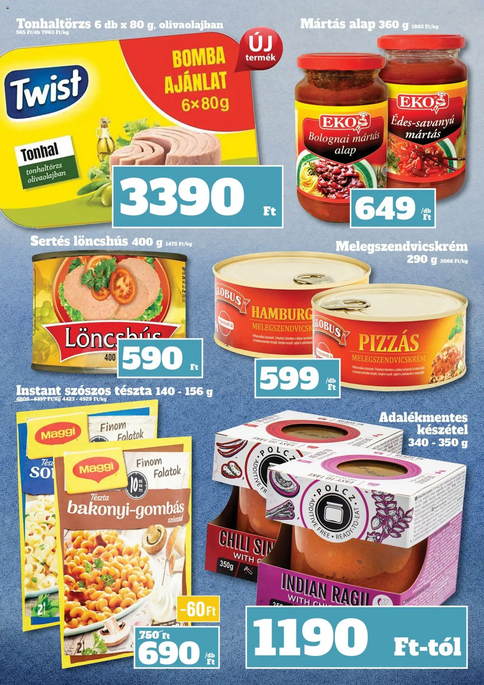 Family Diszkont akciós ujság - amely érvényes a következő dátumtól: 02.04.2026 | Oldal: 15 | Termékek: Tonhal, Polc, Maggi, Készétel