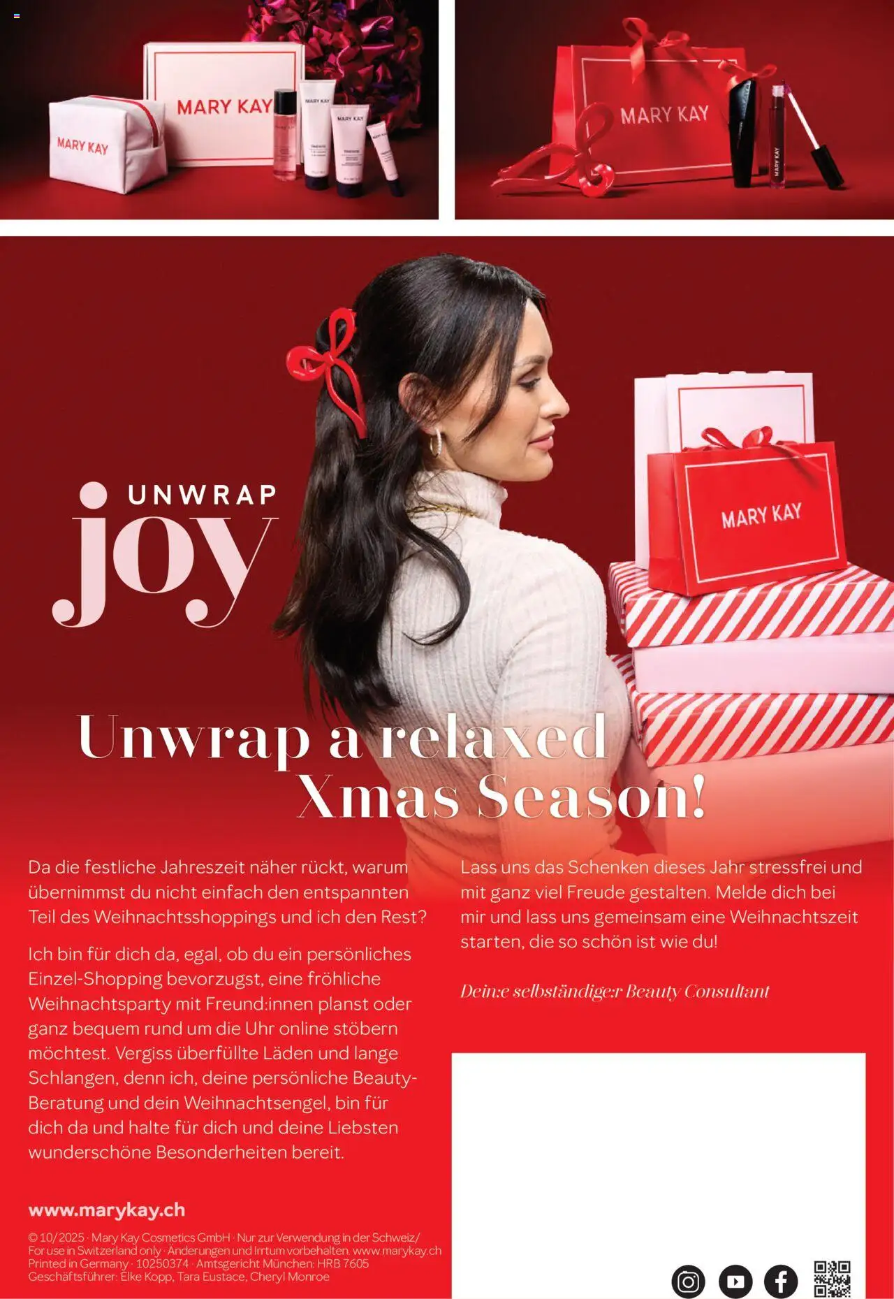 Mary Kay Aktionen – gültig ab 16.10.2025 | Seite: 36 | Produkte: Box, Uhr