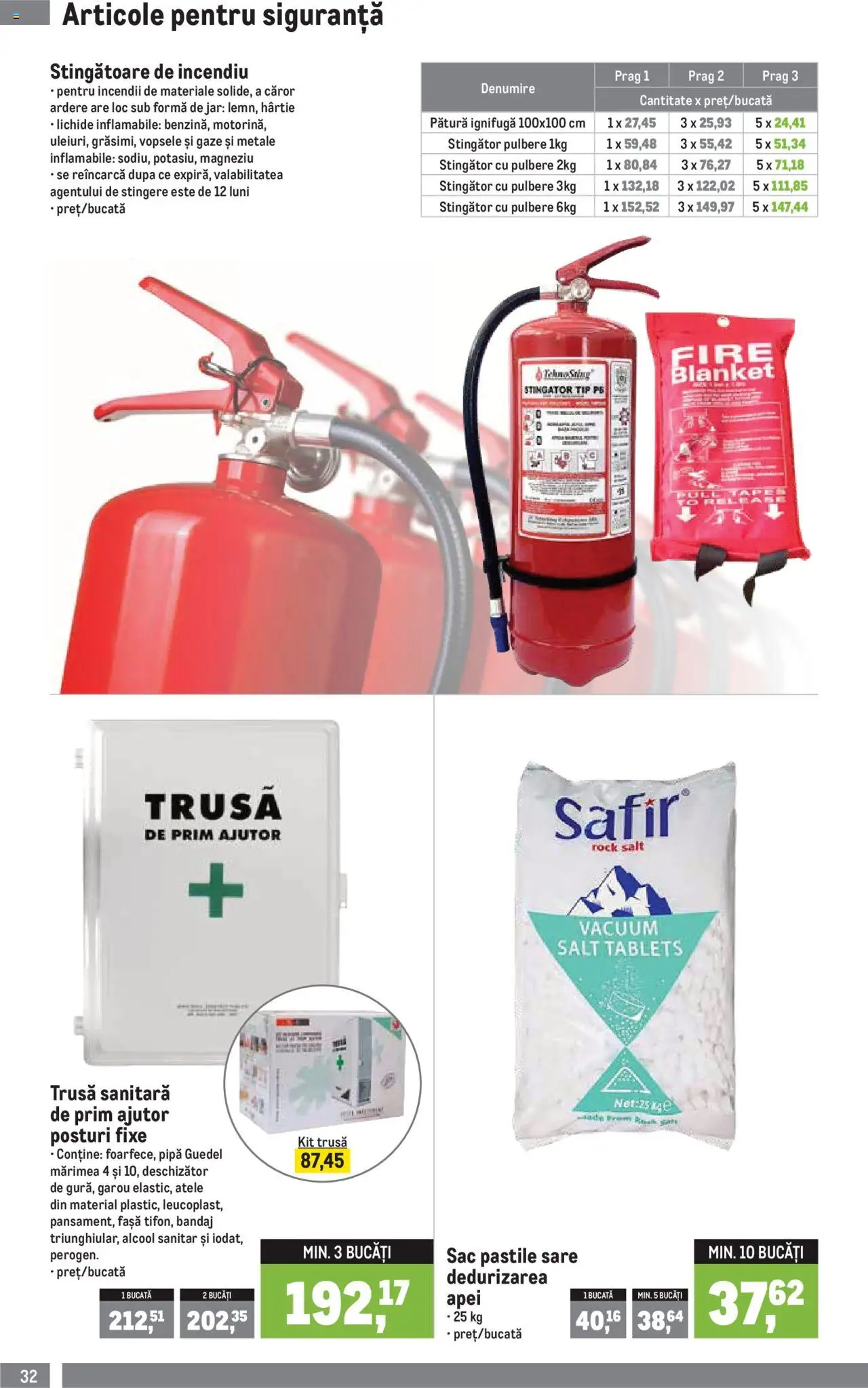 Metro catalog - Soluții Nealimentare pentru HoReCa – valabil de la 01.07.2025 | Pagină: 32 | Produse: Pătură, Sare