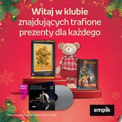 Pogląd oferty "Empik promocje - Witaj w klubie znajdujących trafione prezenty dla każdego" - ważna od 10.12.2025
