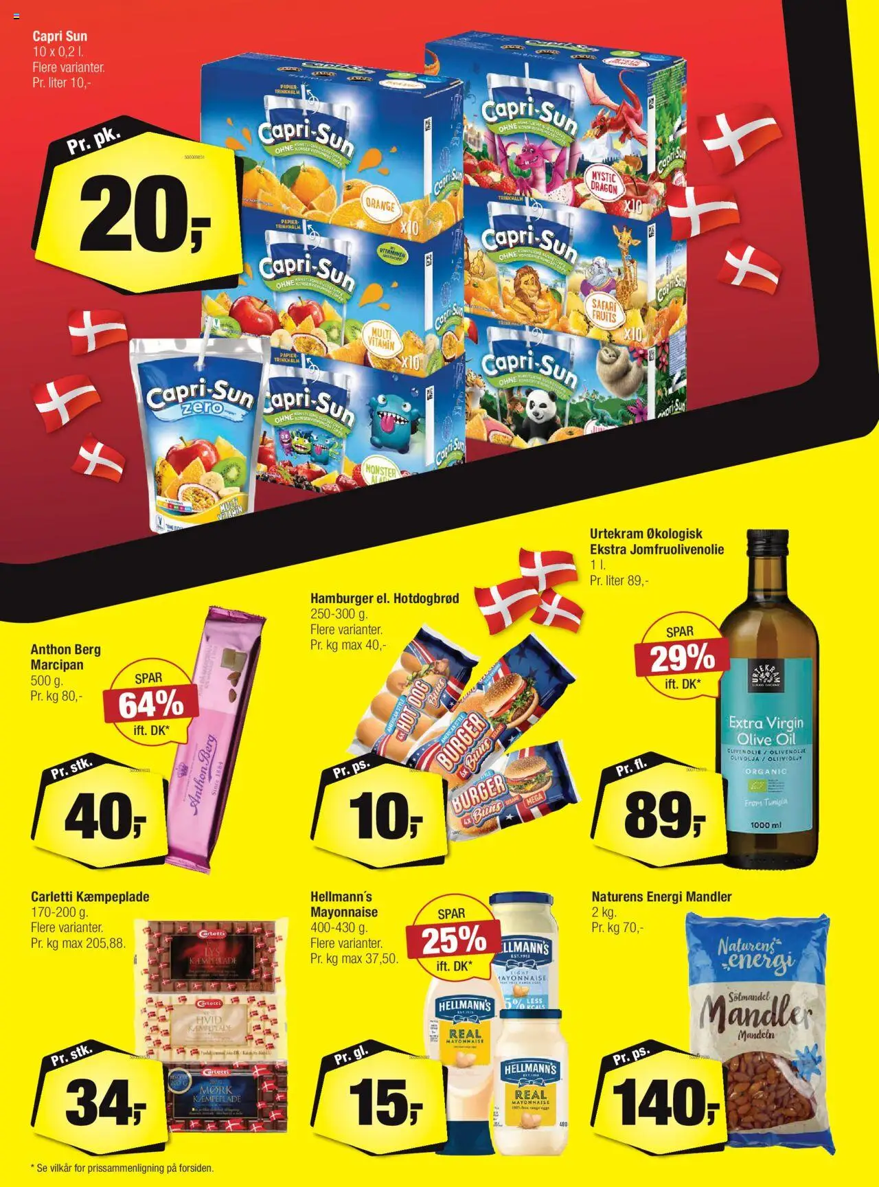 Calle Tilbudsavis gyldig fra 20.08.2025 | Side: 12 | Produkter: Mandler, Hotdogbrød, Marcipan, Olivenolie