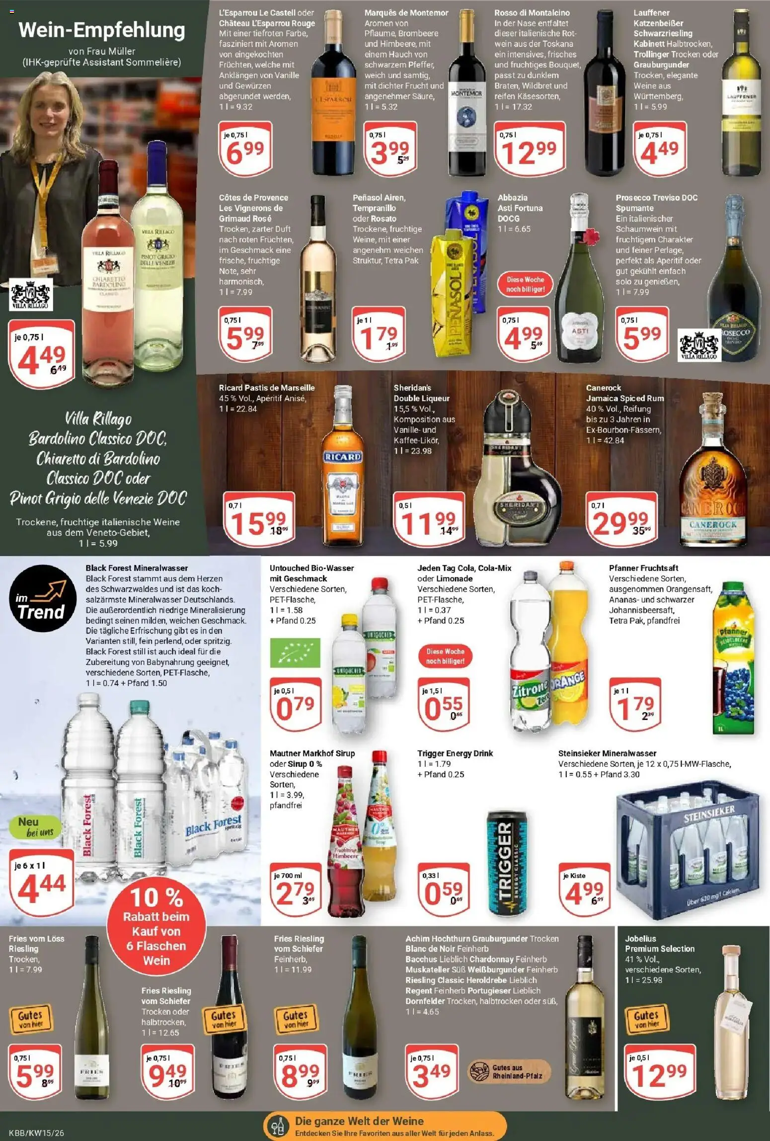 Globus prospekt Koblenz-Bubenheim	 – gültig ab 07.04.2026 | Seite: 12 | Produkte: Rouge, Sirup, Prosecco, Fruchtsaft