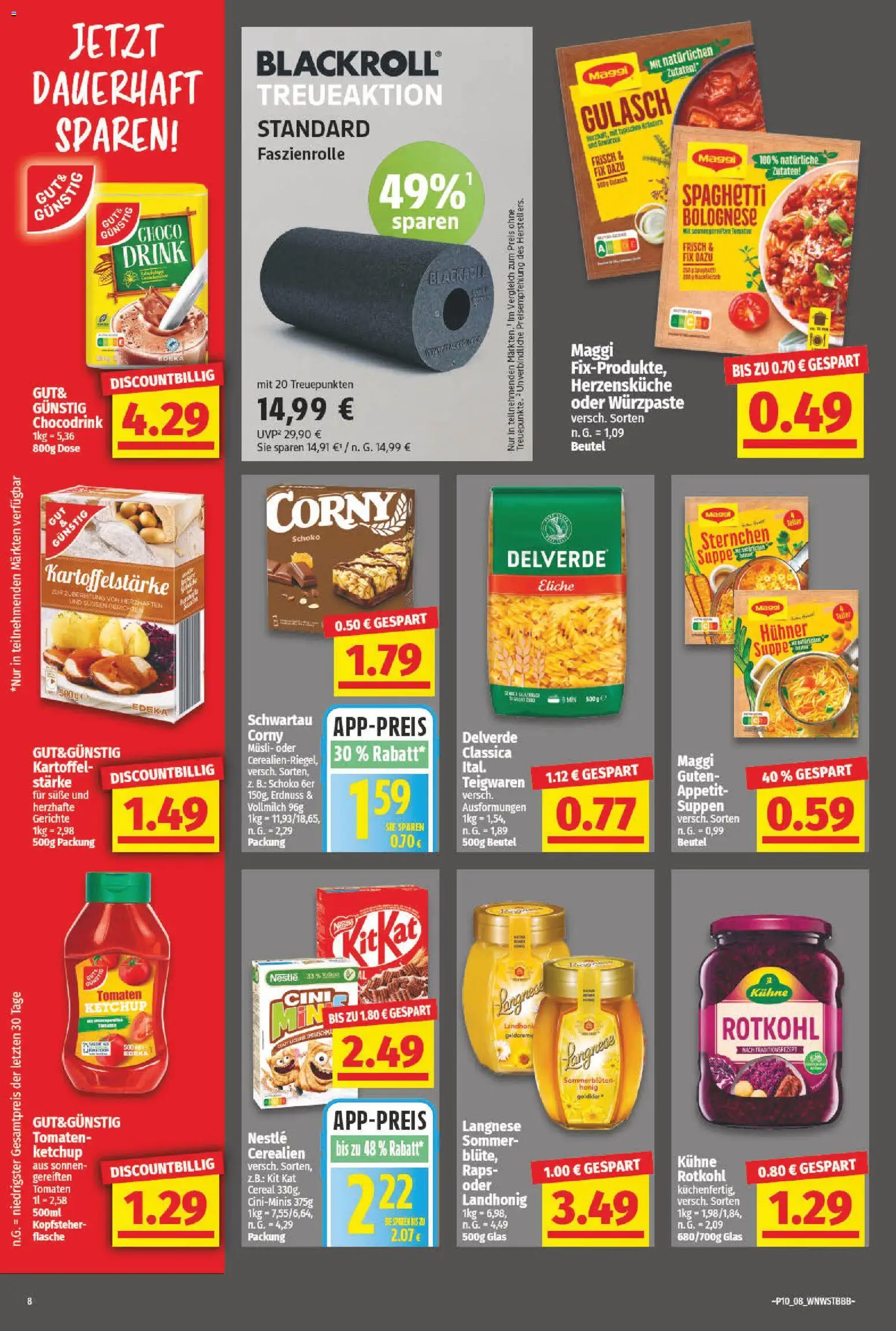 NP Discount Prospekt 	 – gültig ab 02.03.2026 | Seite: 8 | Produkte: Musli, Langnese, Tomaten, Ketchup
