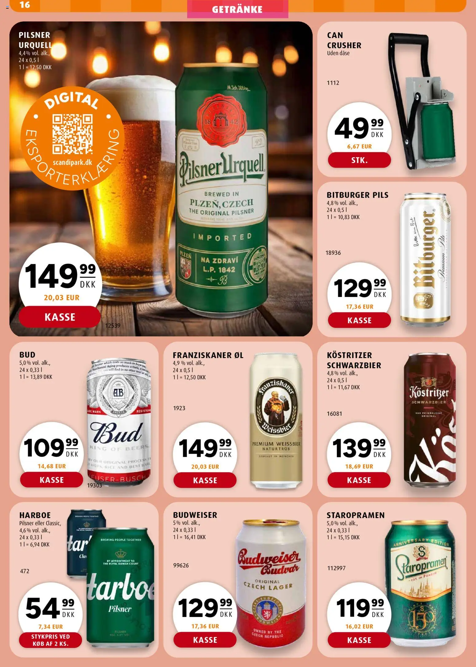 Scandinavian Park tilbudsavis – gyldig fra 29.01.2026 | Side: 18 | Produkter: Øl