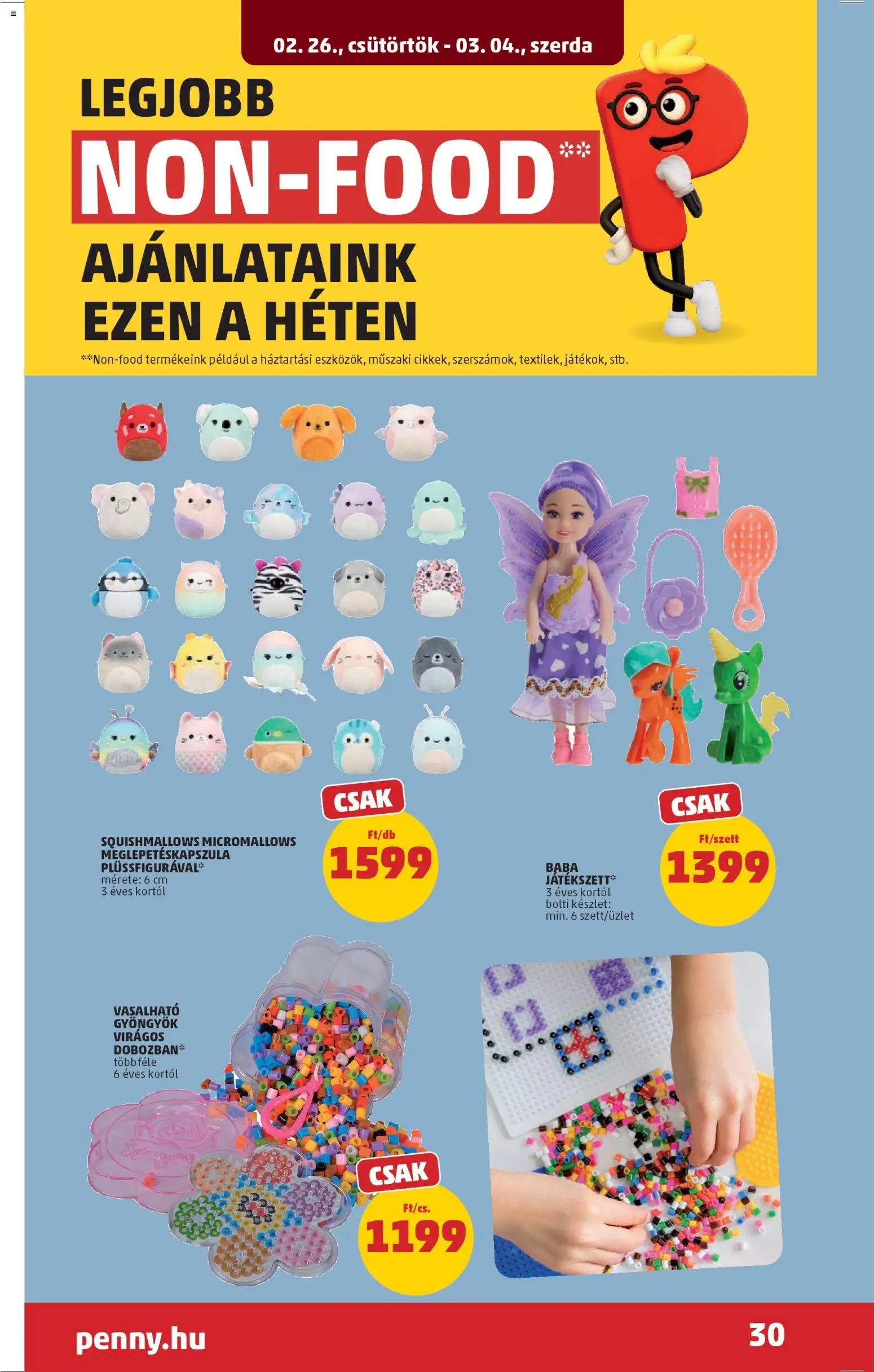 PENNY akciós ujság - amely érvényes a következő dátumtól: 26.02.2026 | Oldal: 34
