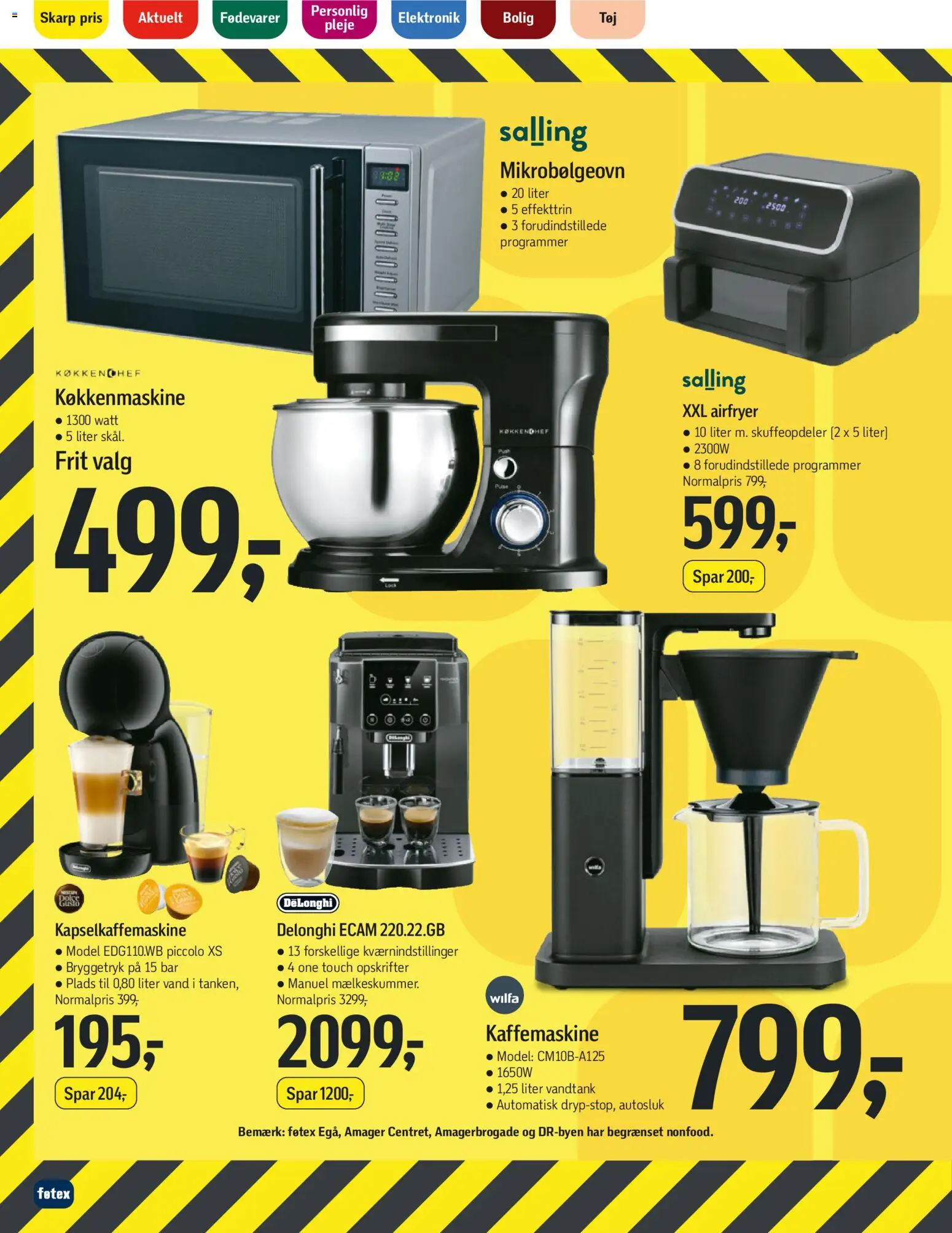 Føtex tilbudsavis – gyldig fra 21.11.2025 | Side: 8 | Produkter: Mikrobølgeovn, Kaffemaskine
