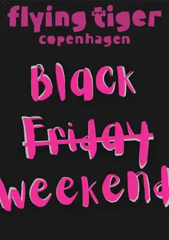 Anteprima del volantino Flying Tiger - Black Friday valido a partire dal 28.11.2025