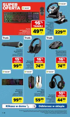 Carrefour Gazetka - Multimedia od 26.05.2025 | Strona: 10 | Produkty: Mysz, Klawiatura, Słuchawki, Soundbar
