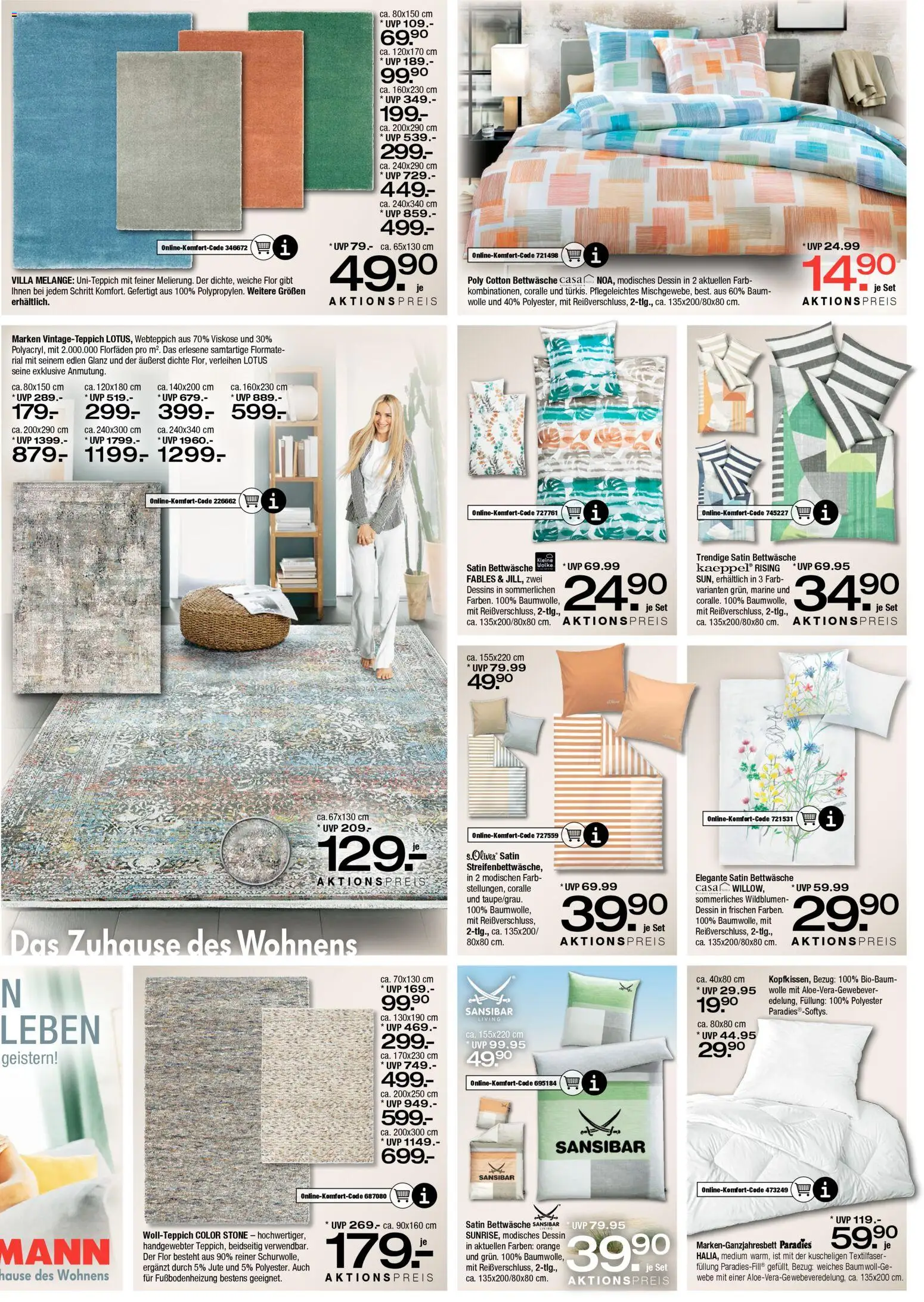 Ostermann Prospekt 	 – gültig ab 11.04.2026 | Seite: 7 | Produkte: Bettwäsche