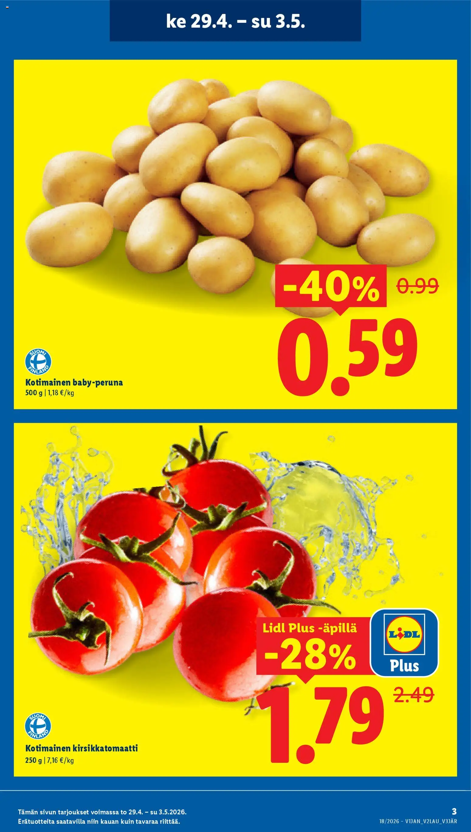 Lidl tarjoukset - Helsinki – voimassa 29.04.2026 alkaen | Sivu: 3