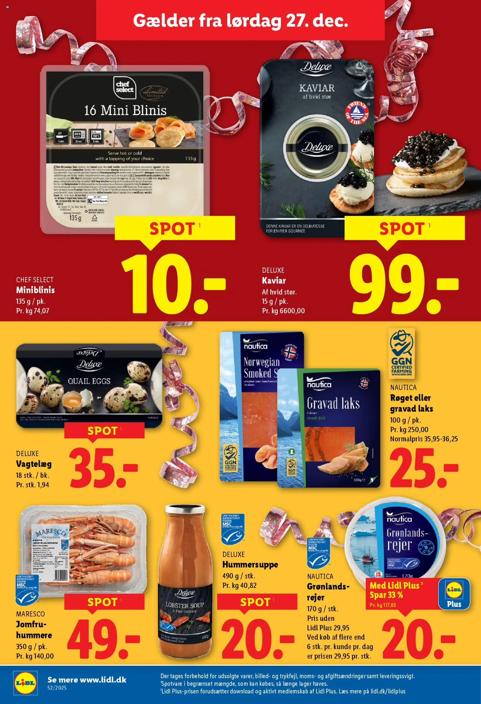 Lidl tilbudsavis – gyldig fra 27.12.2025 | Side: 6 | Produkter: Dild, Rejer, Søm