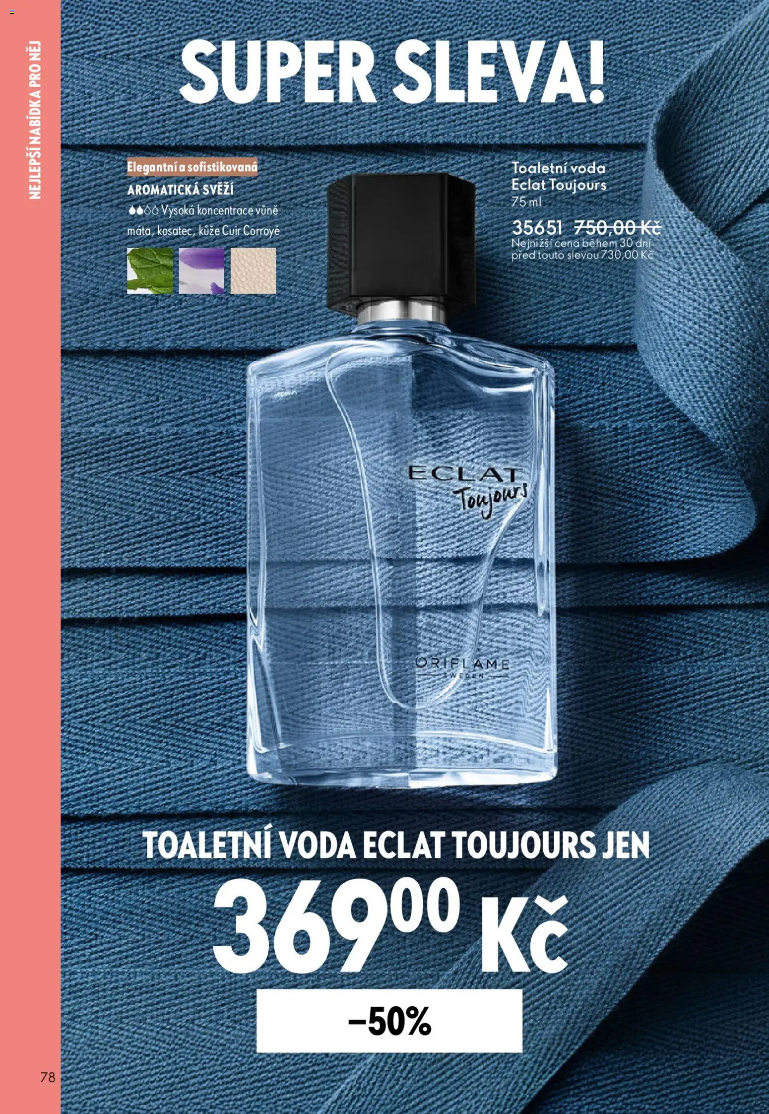 Oriflame katalog č. 05/2026 od 25.03.2026 | Strana: 78 | Produkty: Voda, Toaletní voda