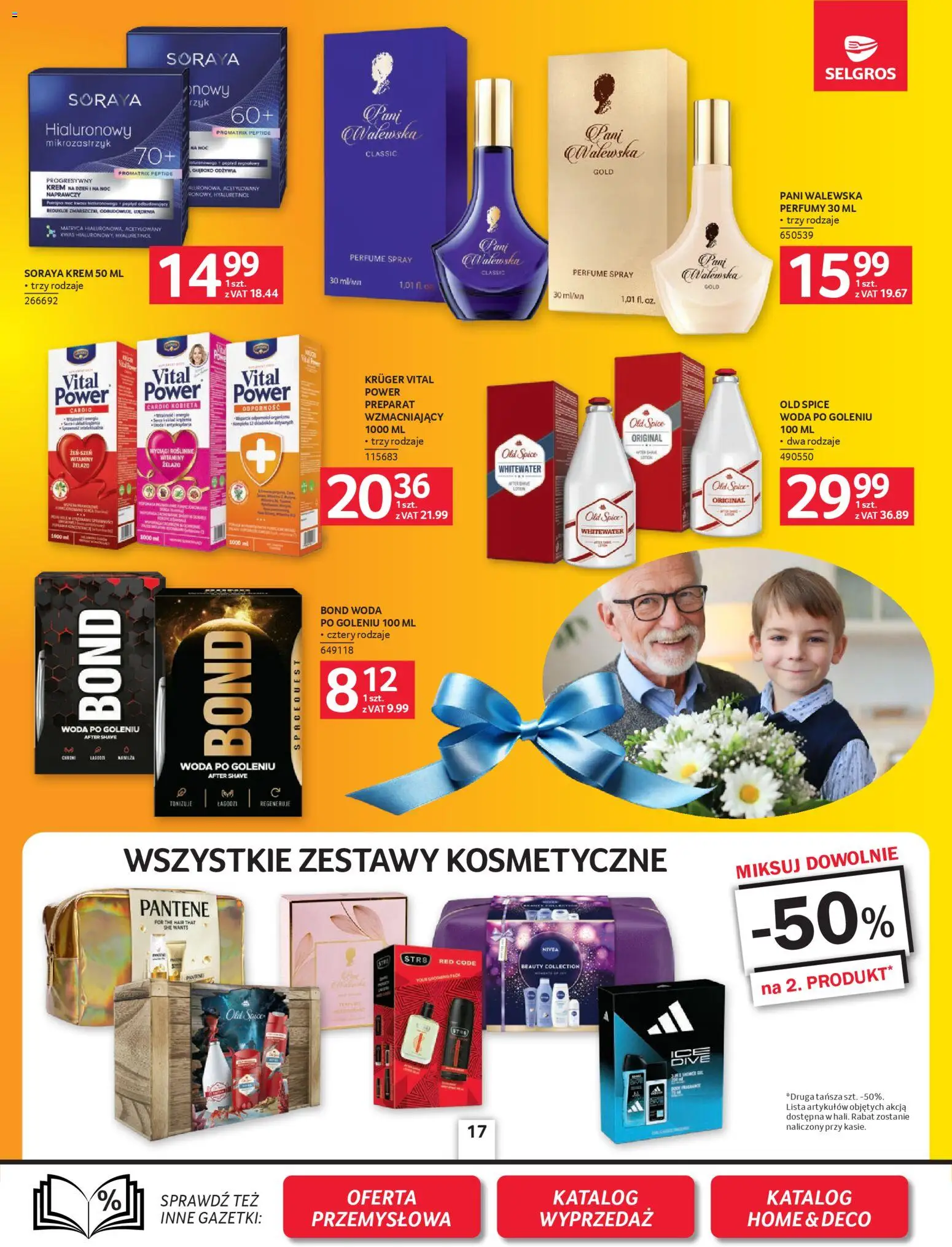 Selgros cash&carry Gazetka od 08.01.2026 | Strona: 17 | Produkty: Żelazo, Perfumy, Krem, Old spice