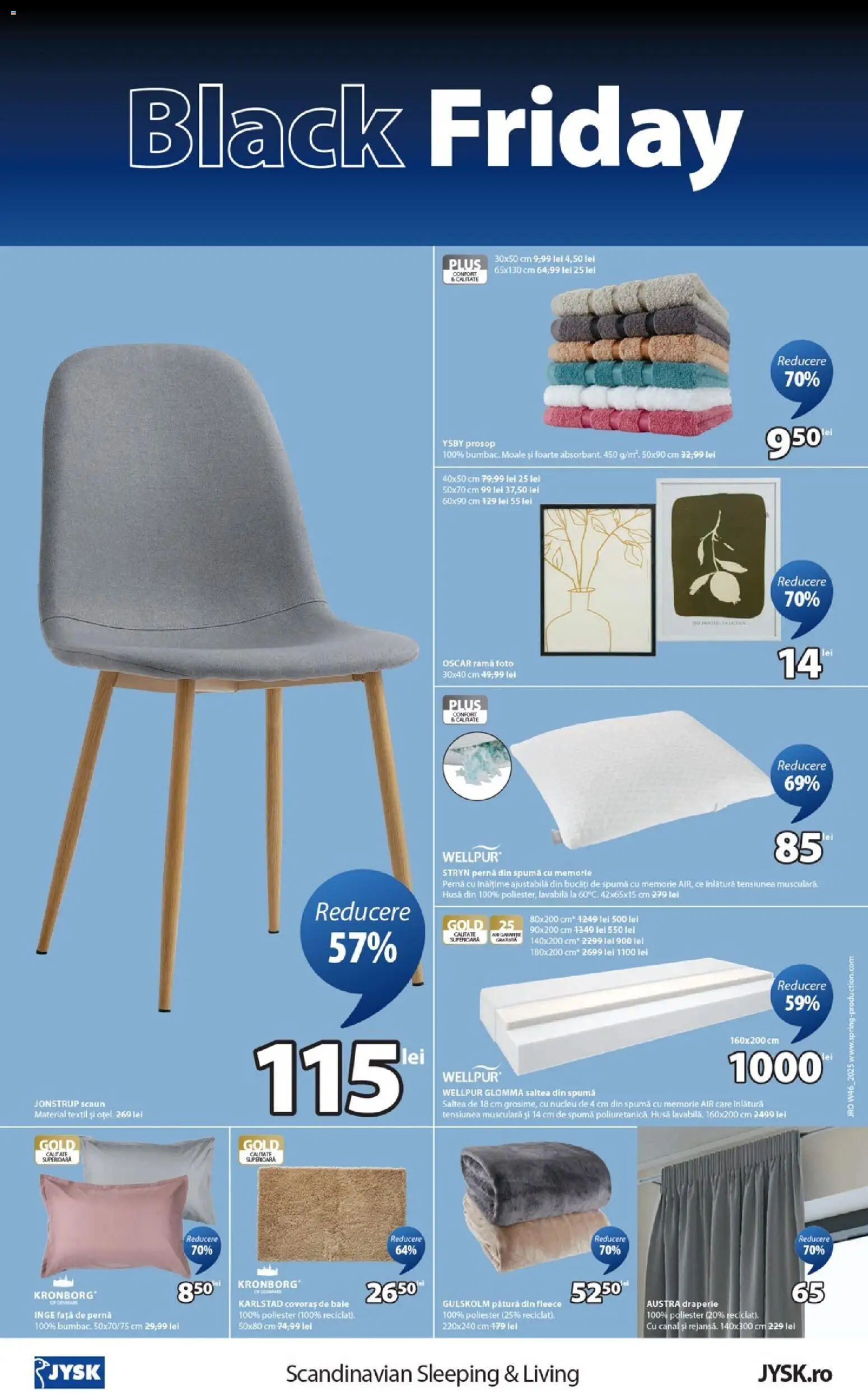 Noul catalog JYSK – valabil de la 14.11.2025 | Pagină: 8 | Produse: Memorie, Pătură, Față de pernă, Ramă foto