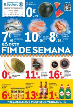 Pré-visualização E.Leclerc Catálogo Fim de Semana válido de 08.08.2025