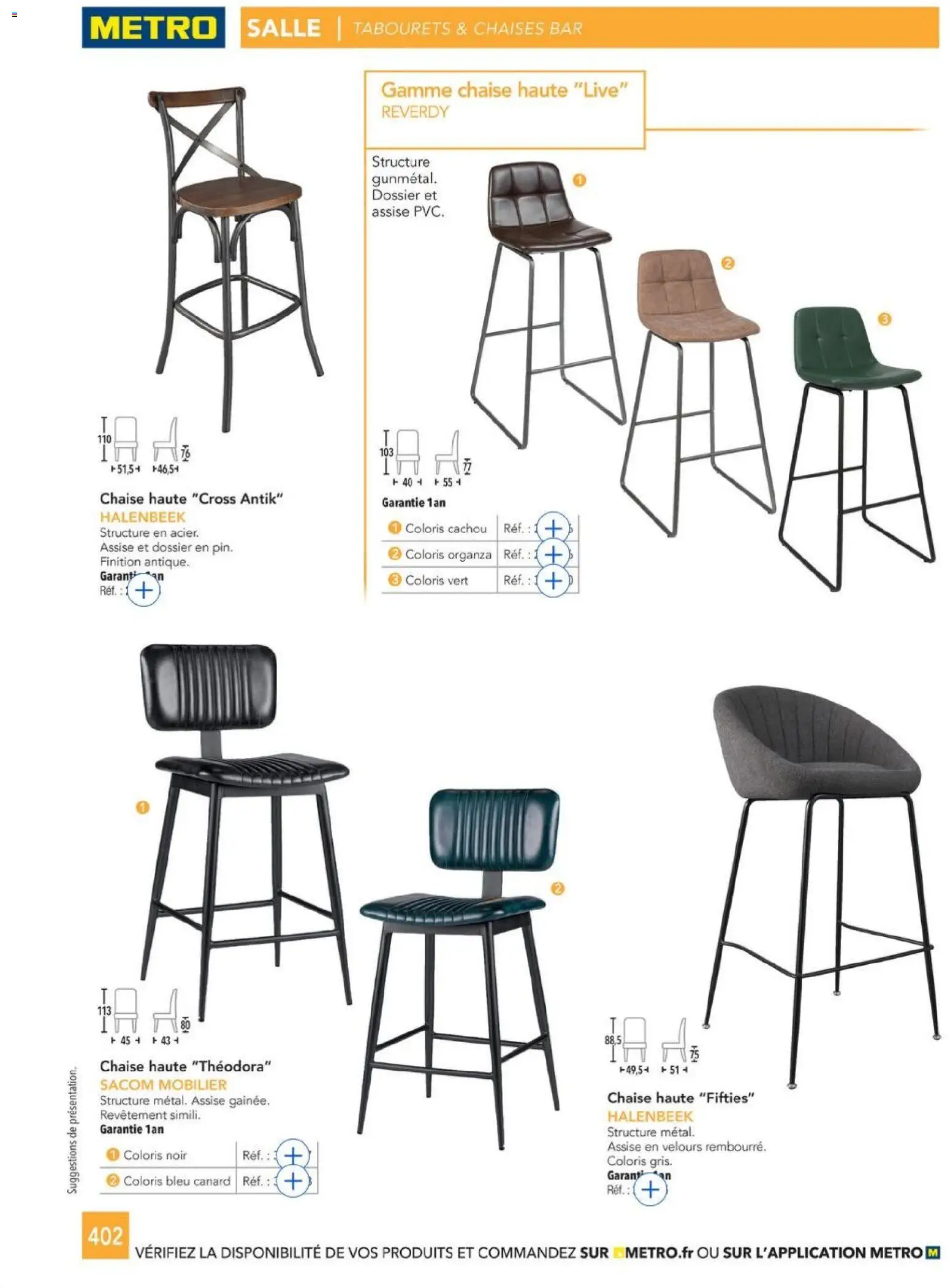 {H1} | Page: 402 | Produits: Chaise