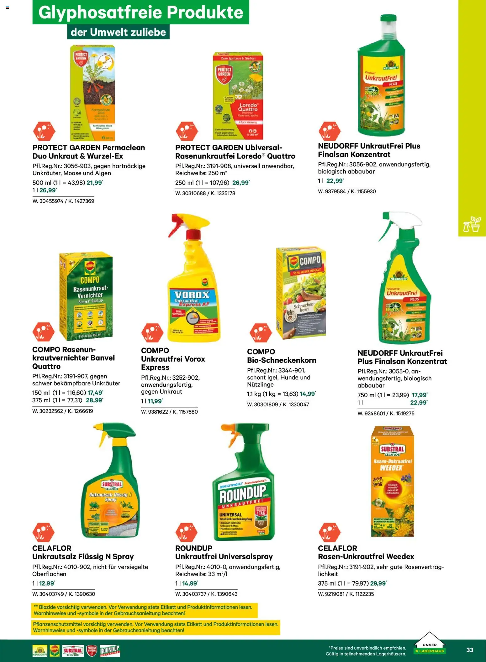 Lagerhaus  Garten und Freizeit Katalog 2026 gültig ab 22.02.2026 | Seite: 33