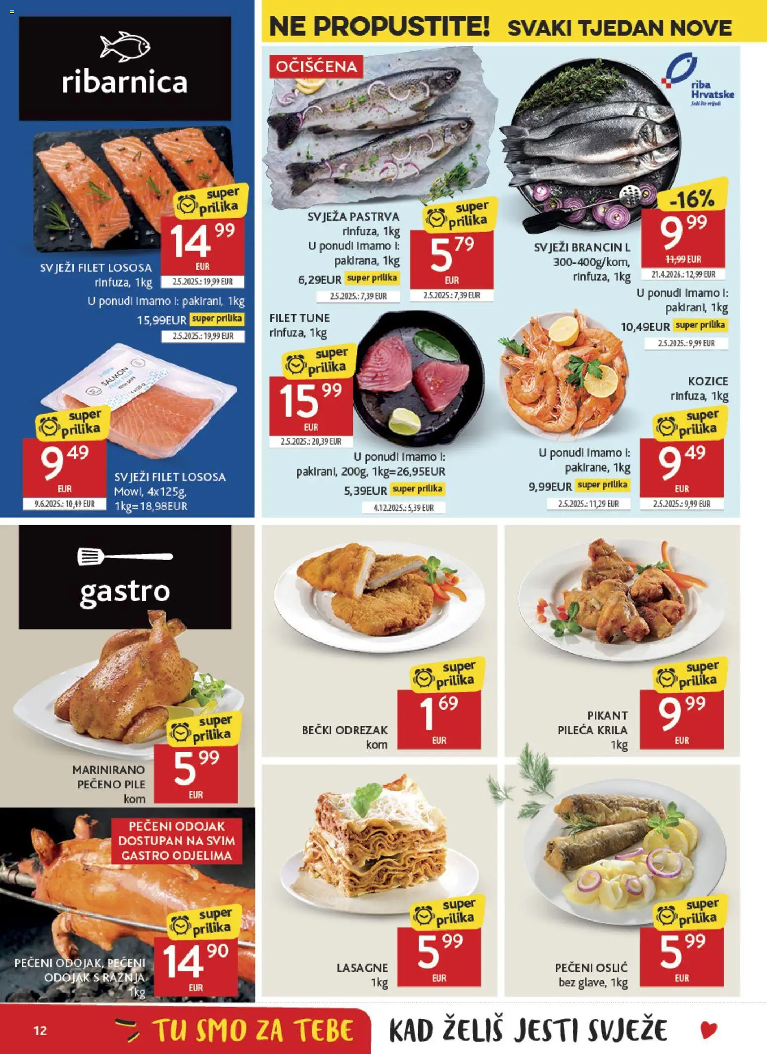 Konzum HR akciós ujság - amely érvényes a következő dátumtól: 29.04.2026 | Oldal: 12 | Termékek: Lasagne