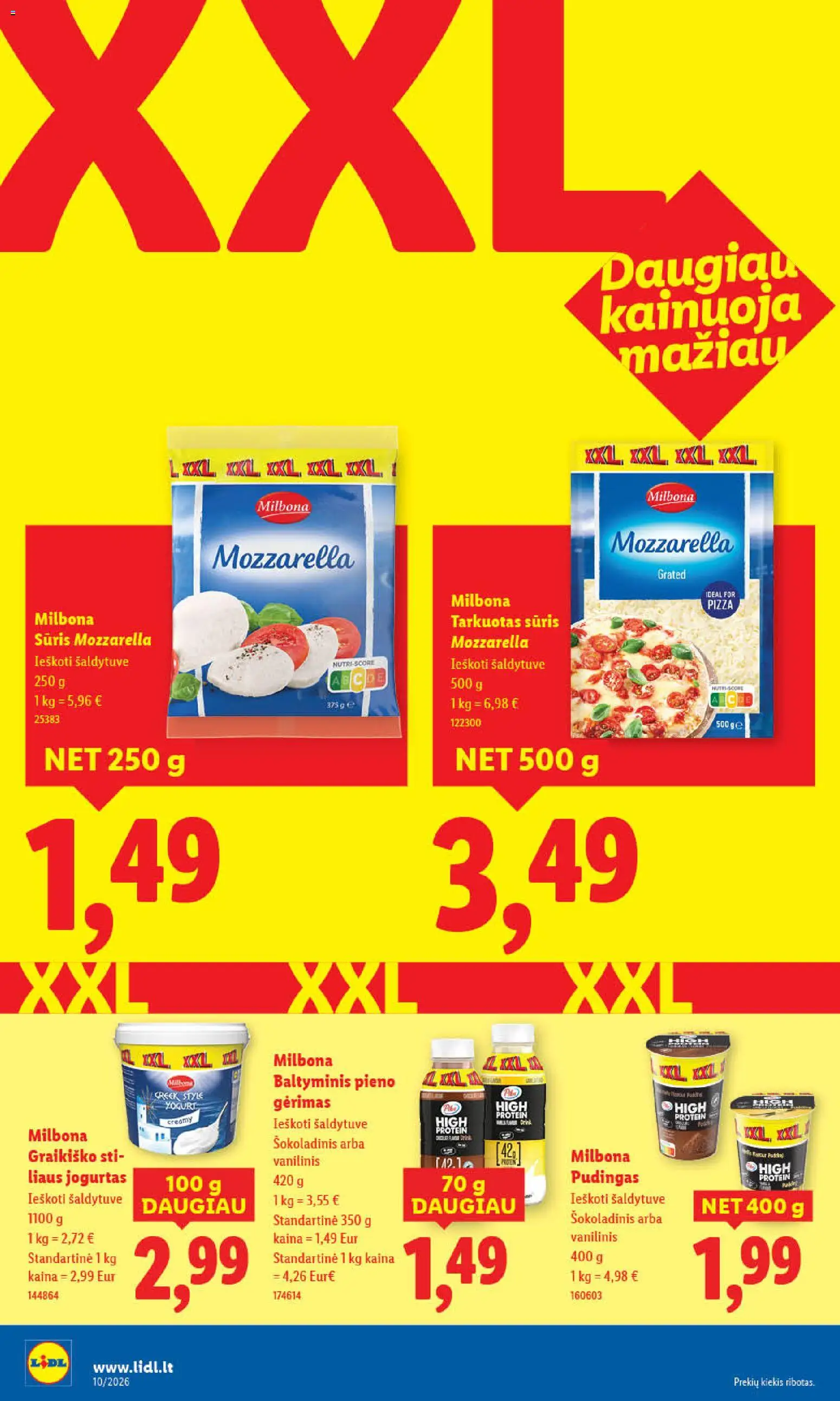 LIDL akcijos nuo 02.03.2026 | Puslapis: 22 | Prekių: Grietinėlė, Užtepėlė, Sūrelis, Sūris