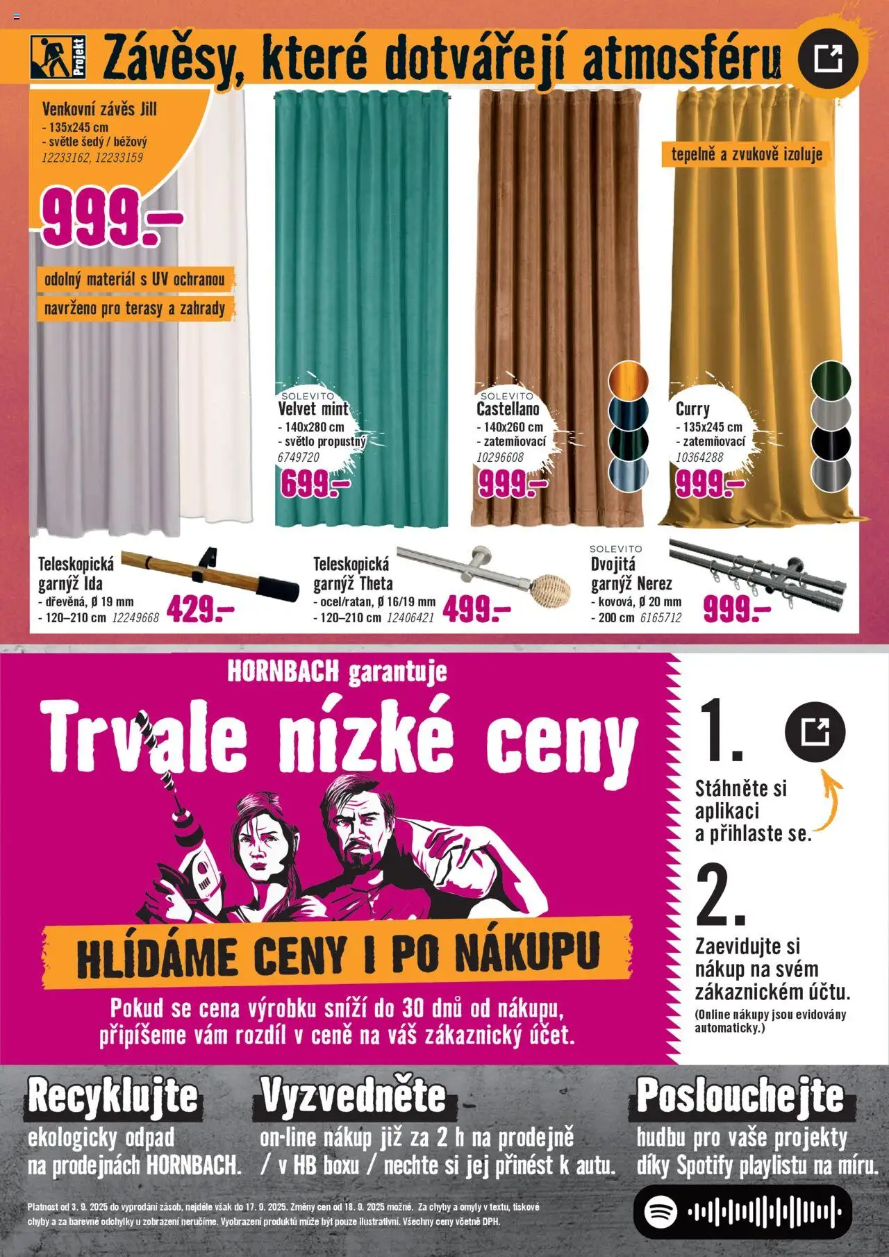 HORNBACH leták od 03.09.2025 | Strana: 10 | Produkty: Závěs, Velvet