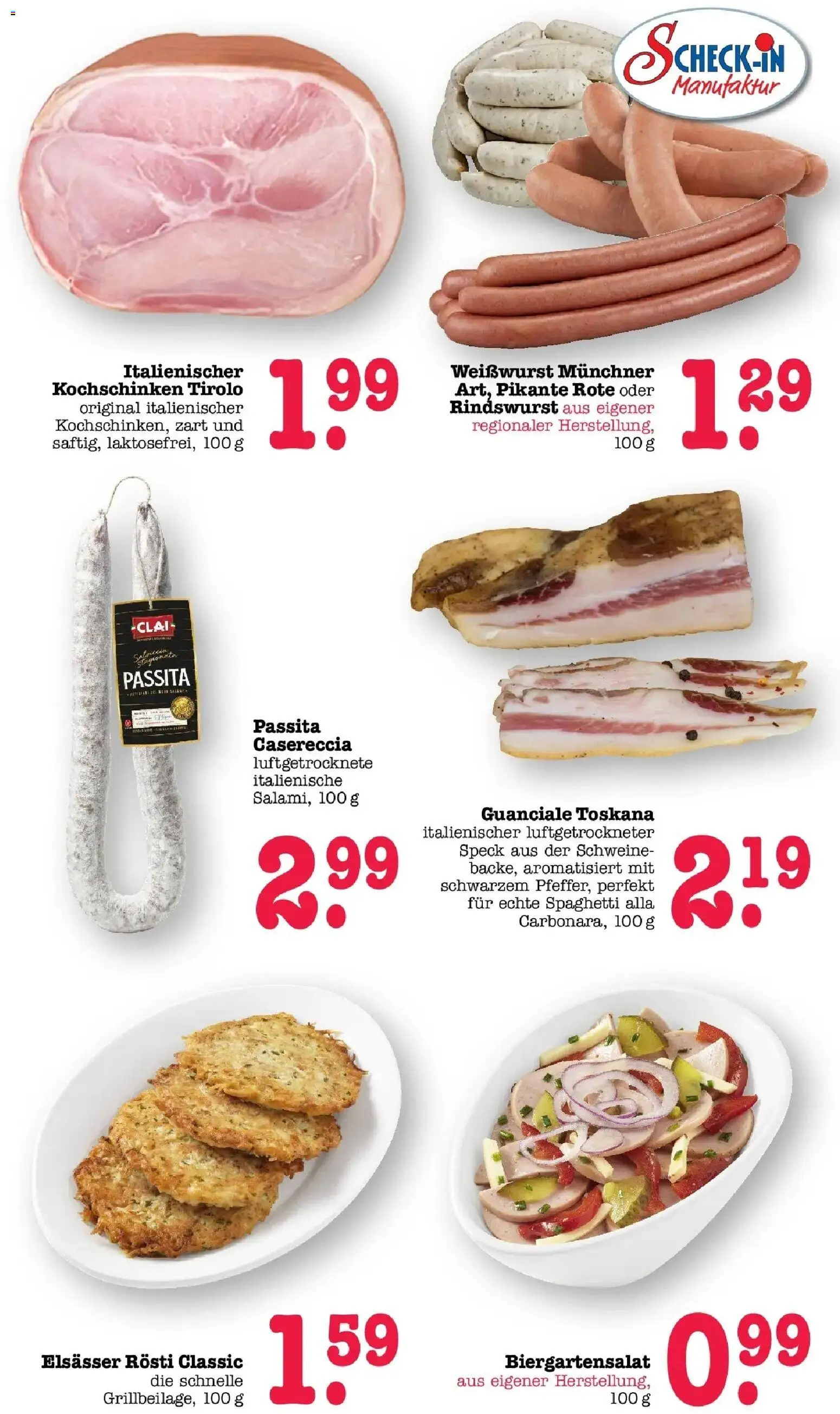 Edeka prospekt Bühlertal	 – gültig ab 05.04.2026 | Seite: 10 | Produkte: Weißwurst, Salami