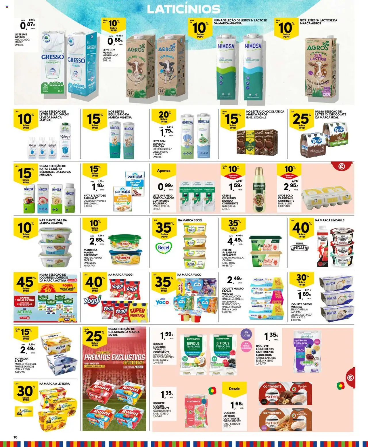 Continente - Madeira │ válido de 15.07.2025 | Página: 10 | Produtos: Açai, Sal, Iogurte, Nata