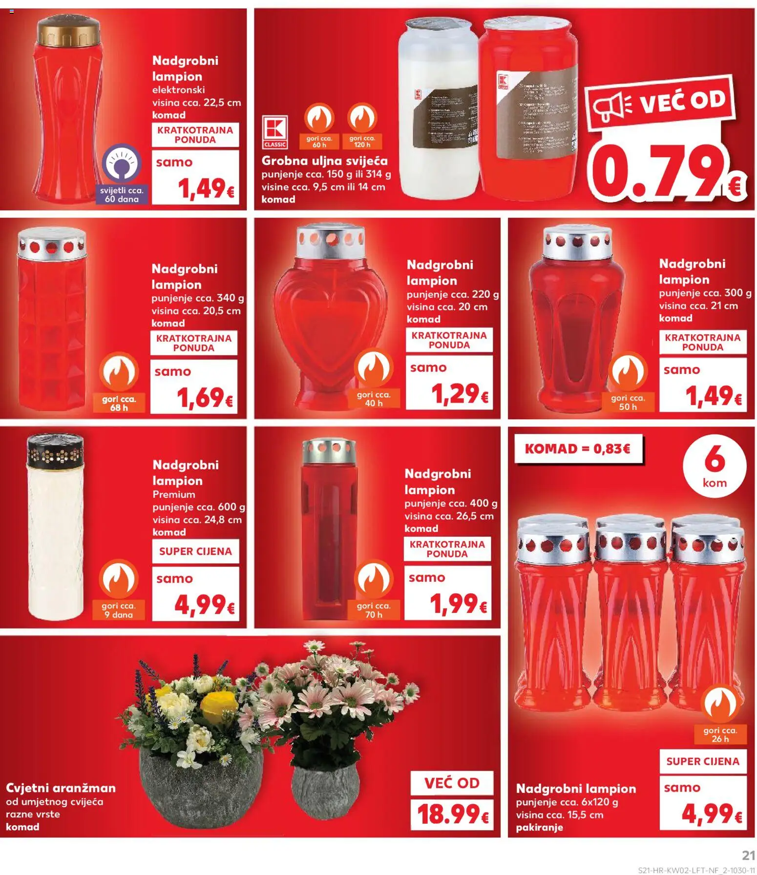 Kaufland katalog | vrijedi od 07.01.2026 | Stranica: 21 | Proizvodi: Lampion