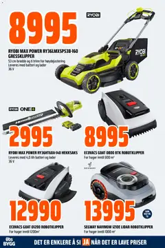 Forhåndsvisning av Kundeavis gyldig fra 12.04.2026 | Side: 3 | Produkter: Dartpilar, Gressklipper, Batteri