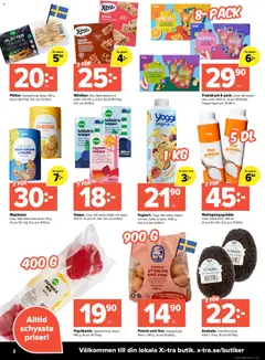 Coop X:-TRA - erbjudanden - Förhandsvisning av reklamblad från butik Coop X:-TRA aktuell från 09.02.2026 | Sida: 2 | Produkter: Galler, Majskakor, Potatis, Matlagningsgrädde
