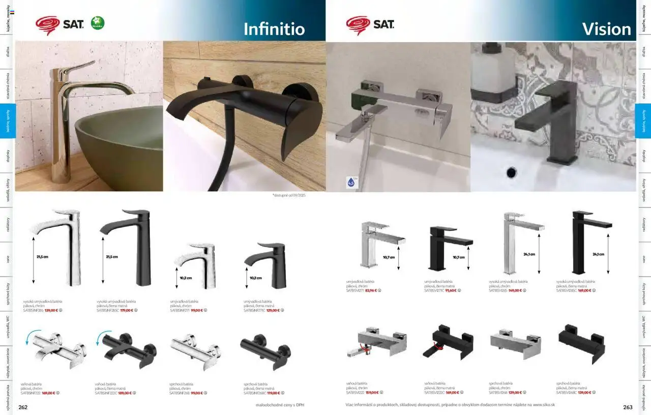Nové Siko akcie – leták je platný od 01.09.2025 | Strana: 132 | Produkty: Osvetlenie, Radiátory, Batéria