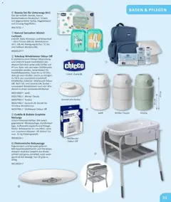 Vedes  Babykatalog  ab 01.01.2026 gültig | Seite: 39 | Produkte: Shampoo, Reinigungstücher, Rucksack, Nagelknipser