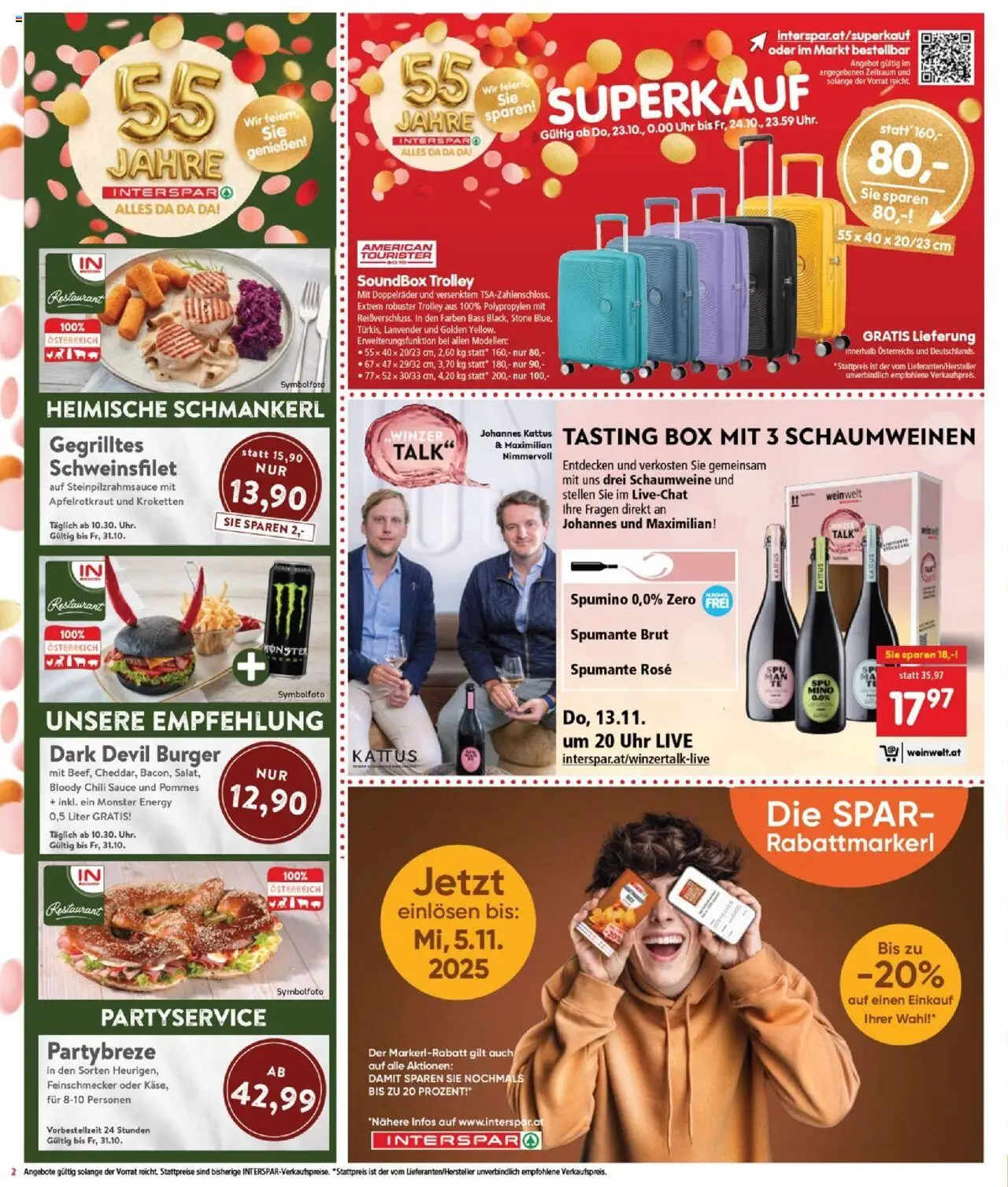 Interspar Flugblatt - Burgenland Nord gültig ab 23.10.2025 | Seite: 2 | Produkte: Chili, Uhr, Box