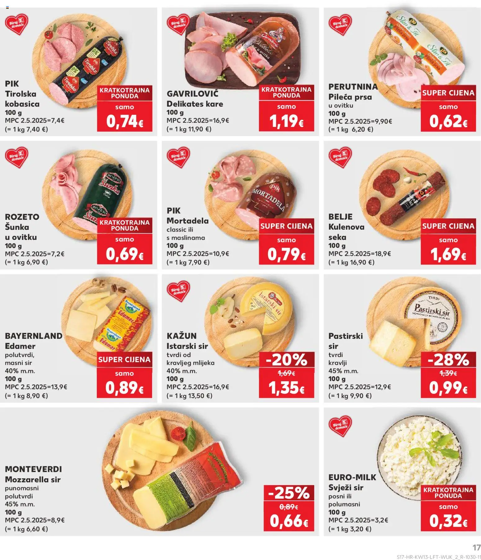 Kaufland HR akciós ujság - amely érvényes a következő dátumtól: 25.03.2026 | Oldal: 17