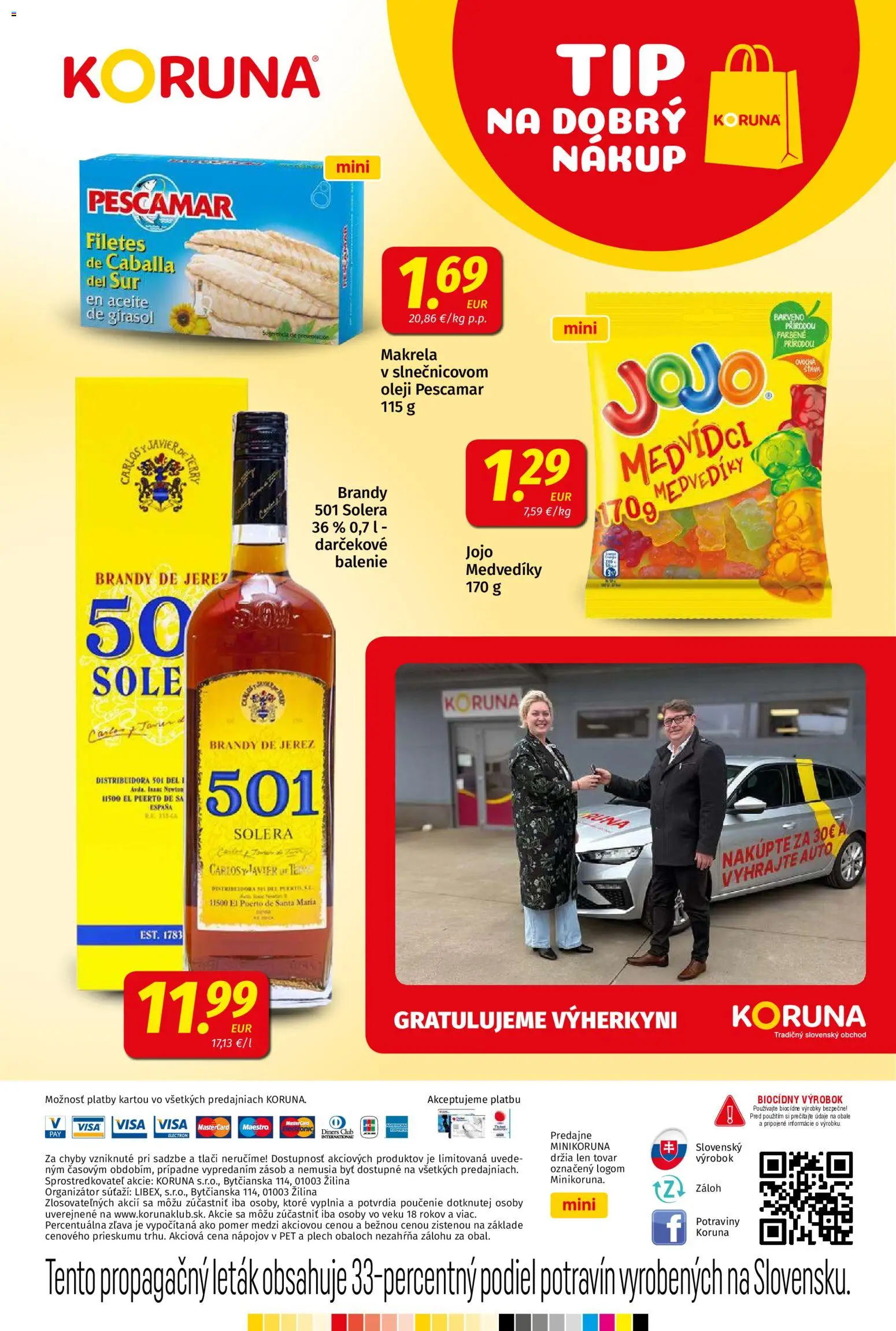 Nové Koruna akcie – leták je platný od 06.03.2026 | Strana: 24 | Produkty: Brandy