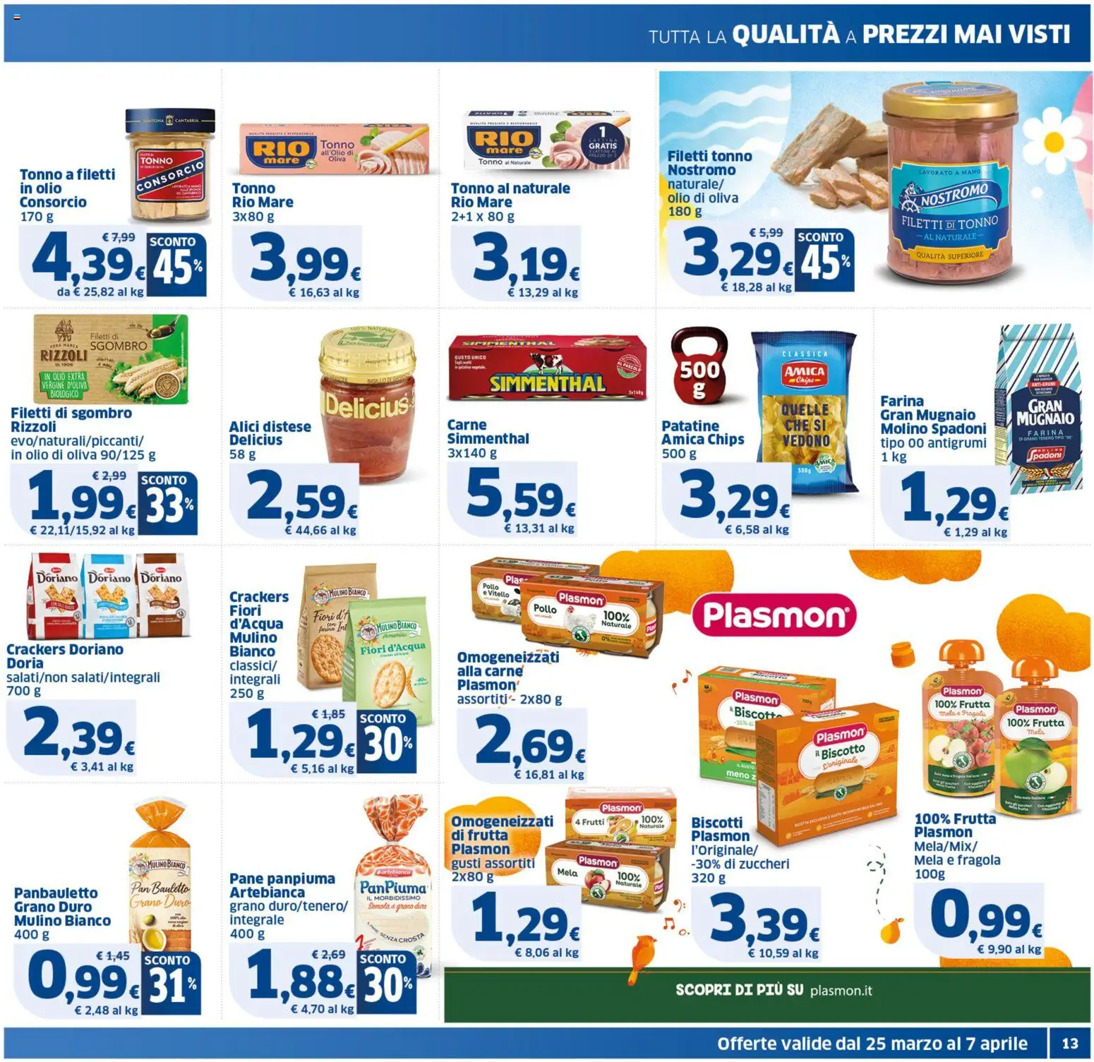Volantino SIGMA del 25.03.2026 | Pagina: 13 | Prodotti: Mele, Patatine, Biscotti, Farina