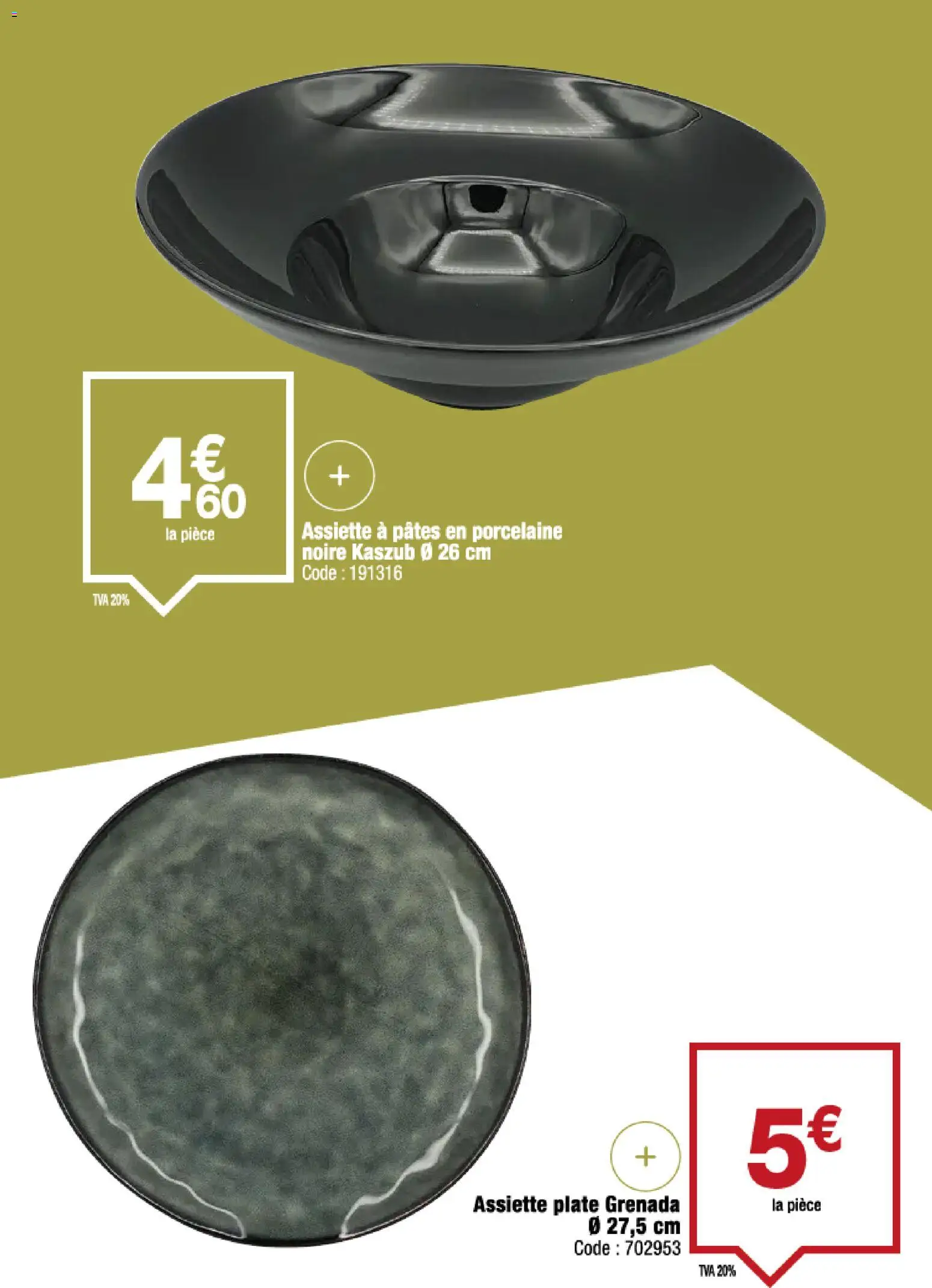 {H1} | Page: 5 | Produits: Porcelaine, Pâtes