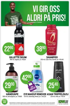  | Side: 33 | Produkter: Håndsåpe, Shower Gel, Kiwi, Shampoo