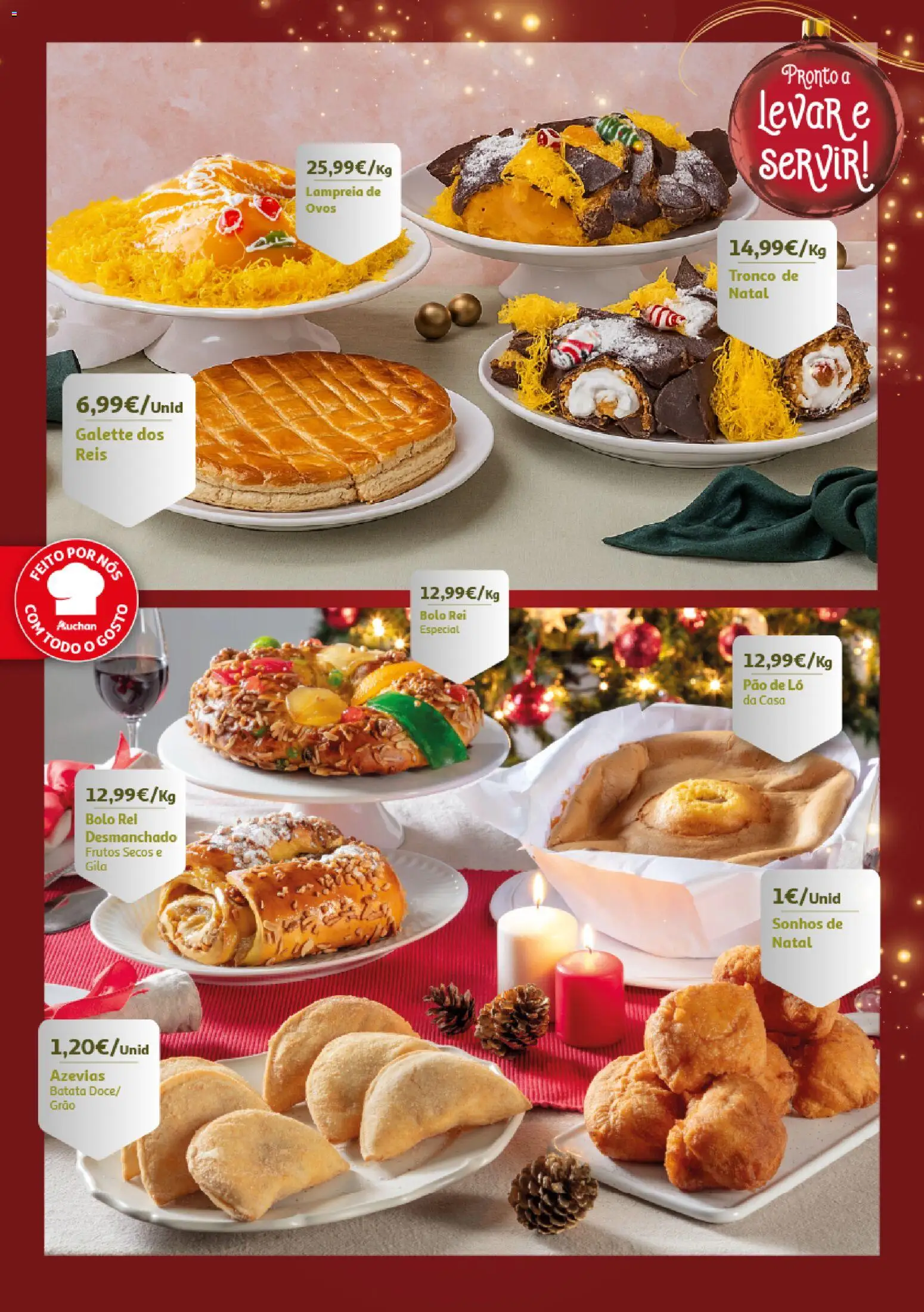 Auchan - Encomendas Natal e Ano Novo │ válido de 13.11.2025 | Página: 11 | Produtos: Batata, Bolo, Ovos, Pão